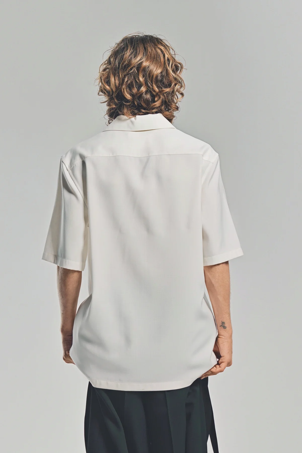 JIL SANDER | WOOL CANVAS POLO SHIRT - Image 4