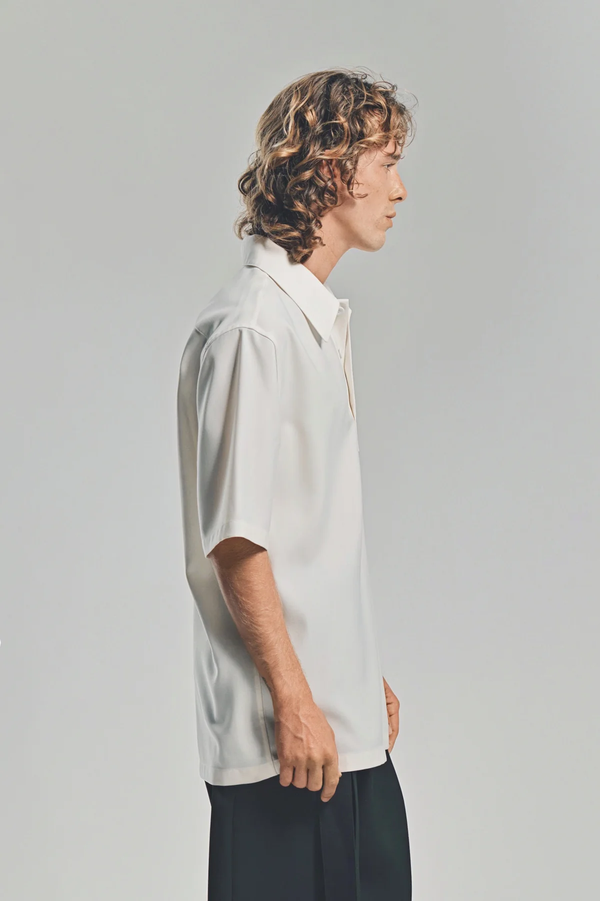 JIL SANDER | WOOL CANVAS POLO SHIRT - Image 5