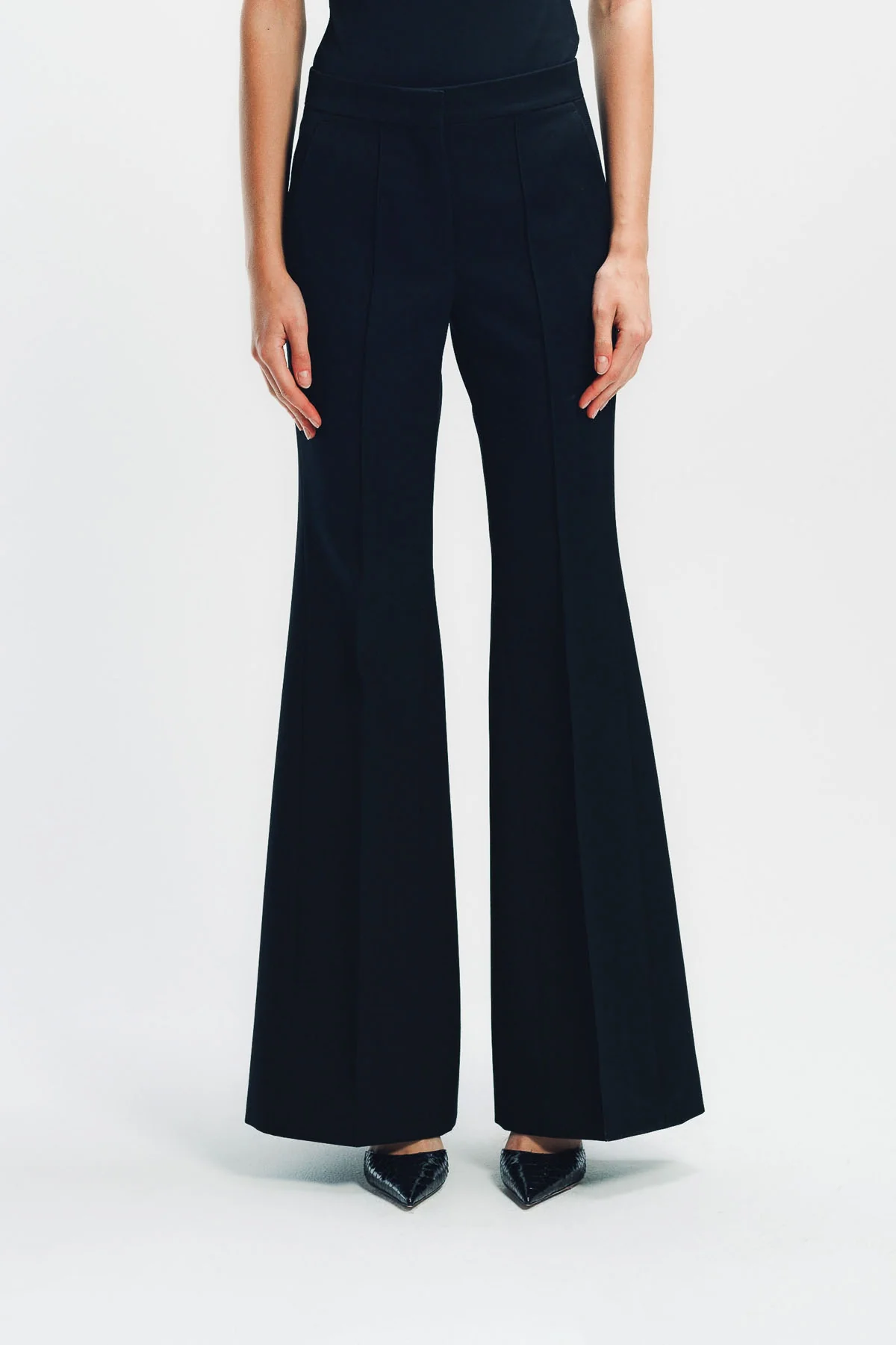 JIL SANDER | WOOL FLARED TROUSERS - Image 2