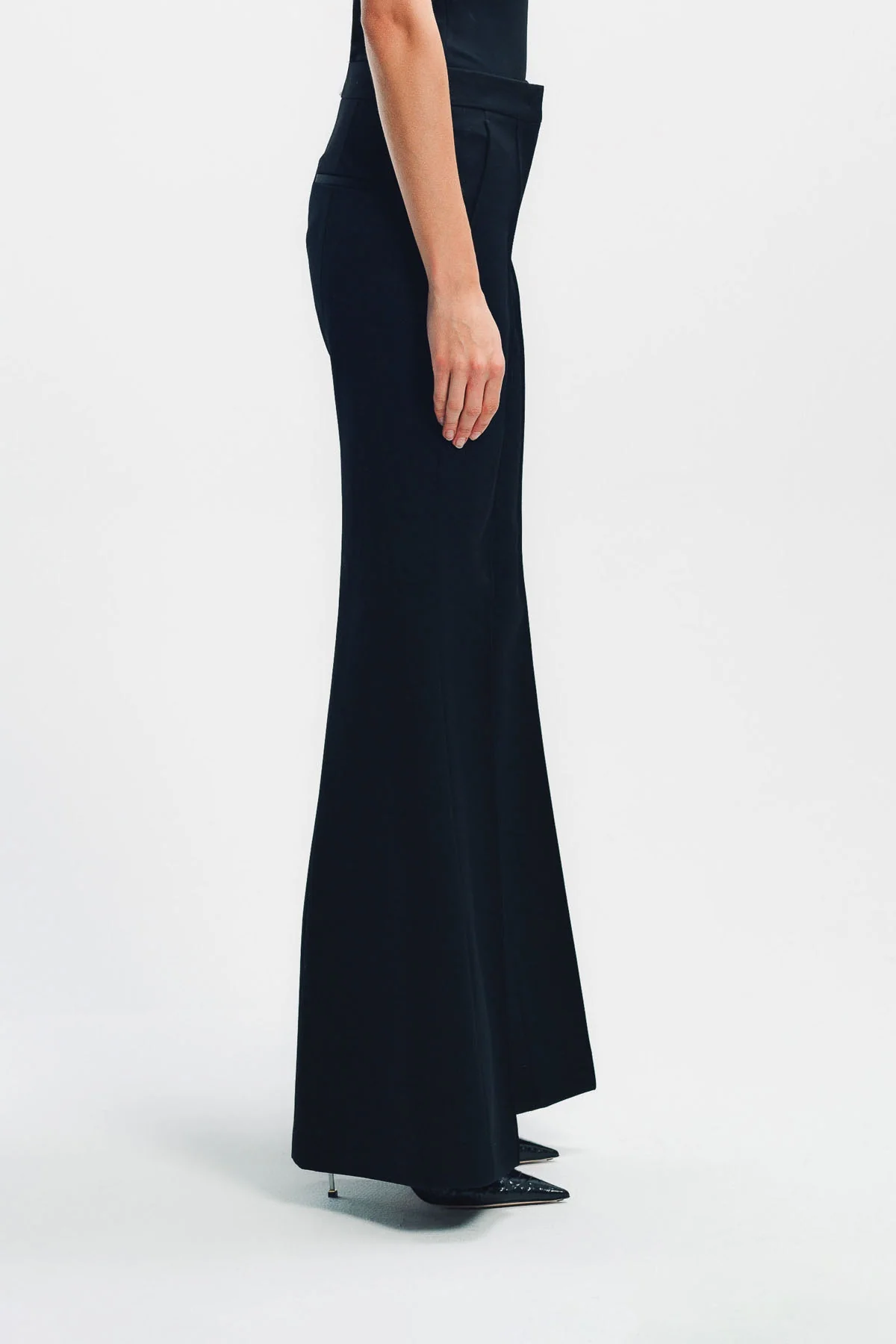 JIL SANDER | WOOL FLARED TROUSERS - Image 5