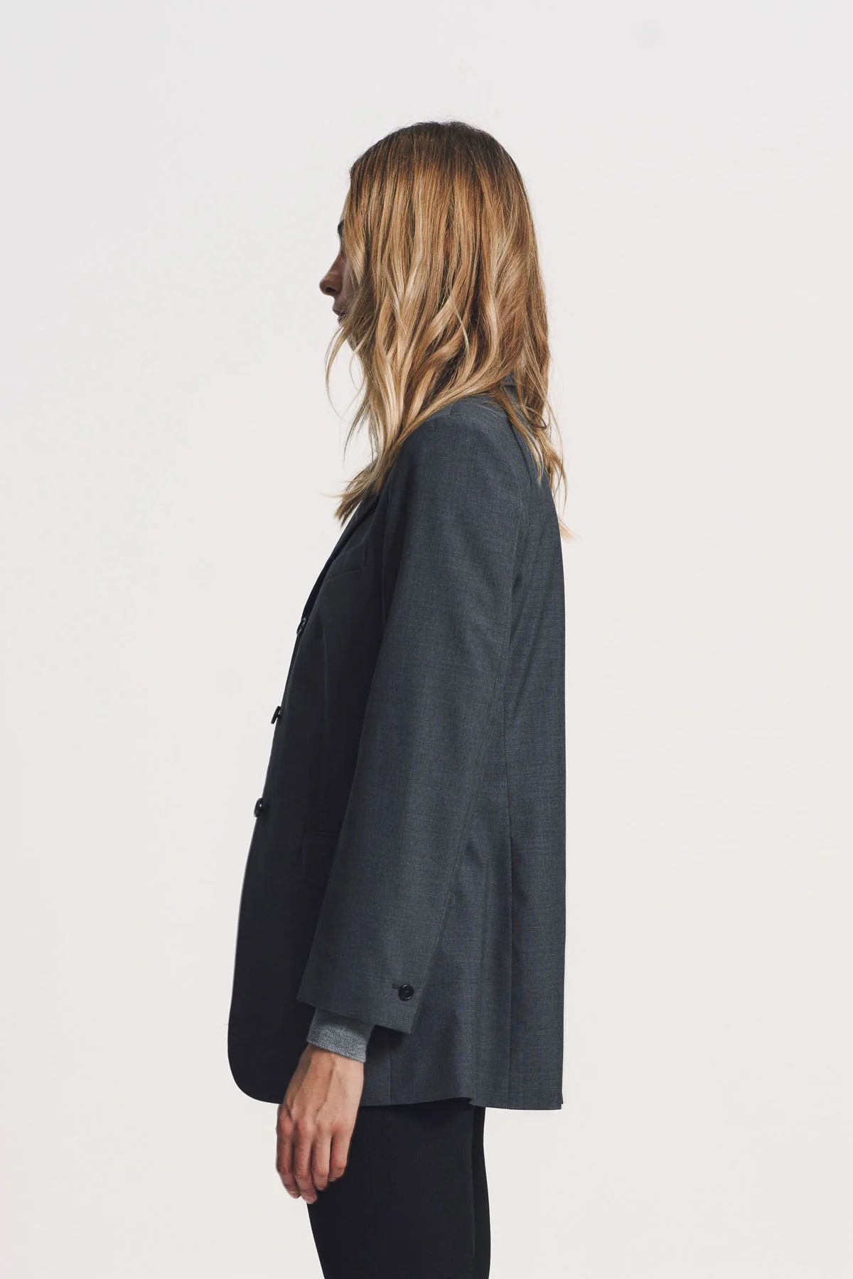 JIL SANDER | WOOL POPLIN TAILORED JACKET - Image 3