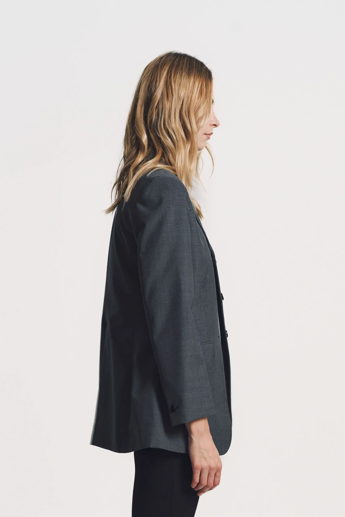 JIL SANDER | WOOL POPLIN TAILORED JACKET - Image 5