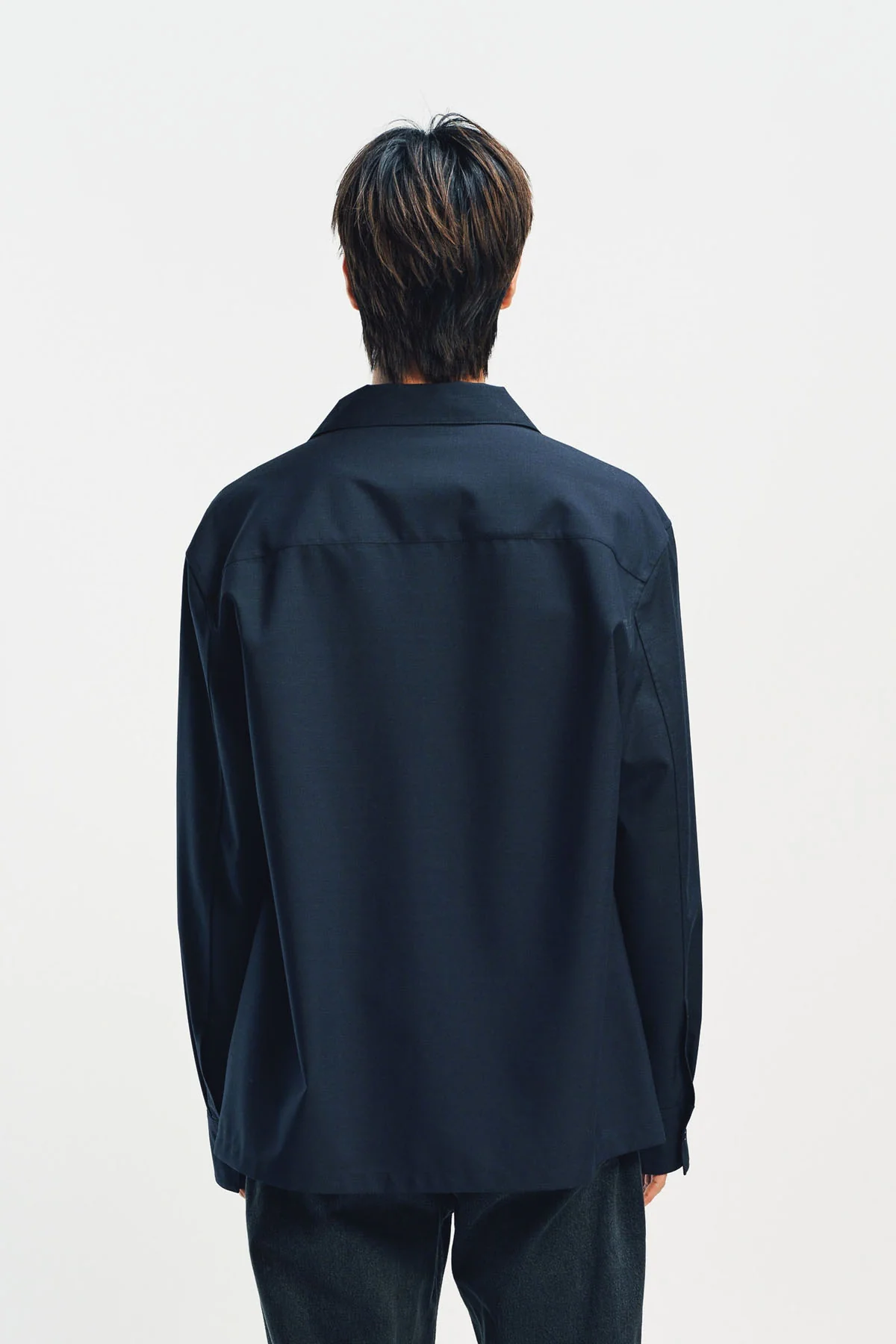 JIL SANDER | WOOL POPLIN ZIP-UP SHIRT - Image 4