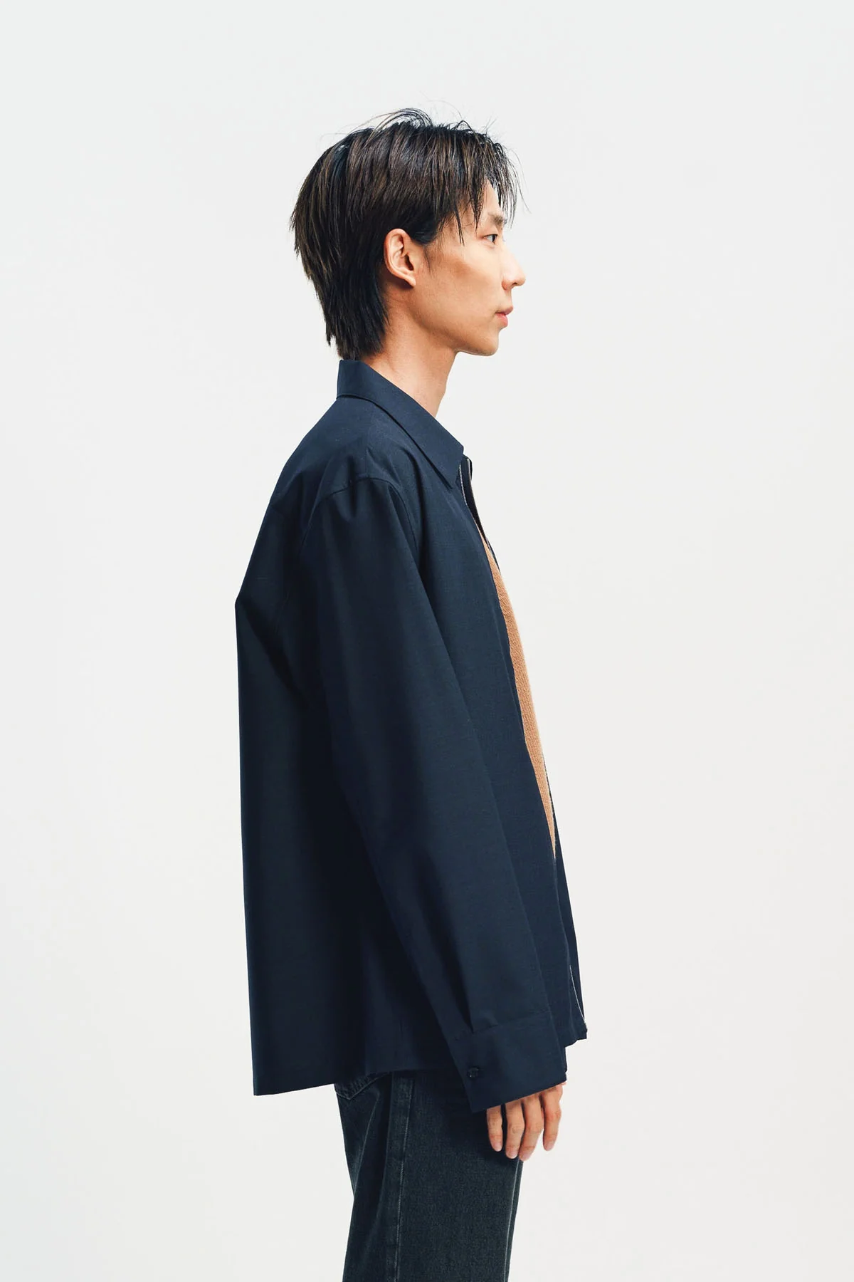 JIL SANDER | WOOL POPLIN ZIP-UP SHIRT - Image 5
