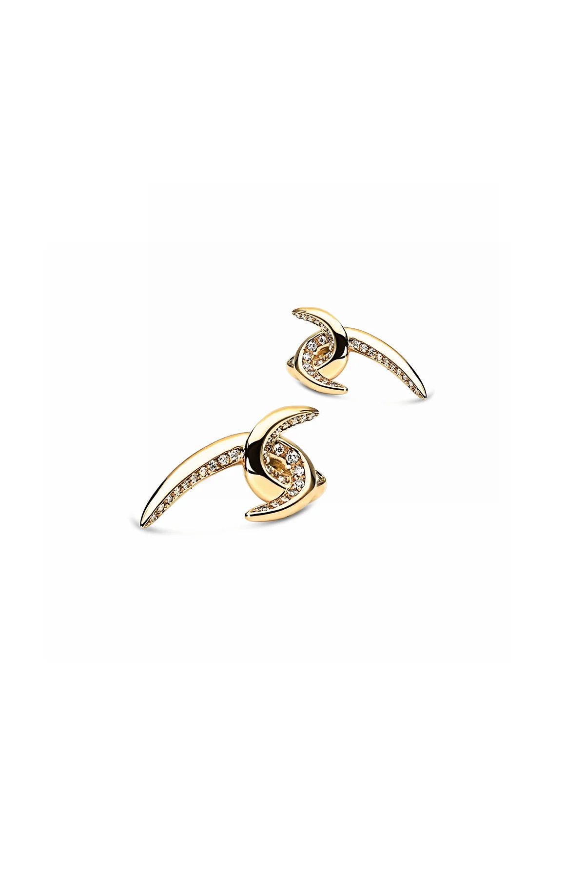 JOVANA DJURIC | INTERLOCK PAVE EARRINGS - Image 2