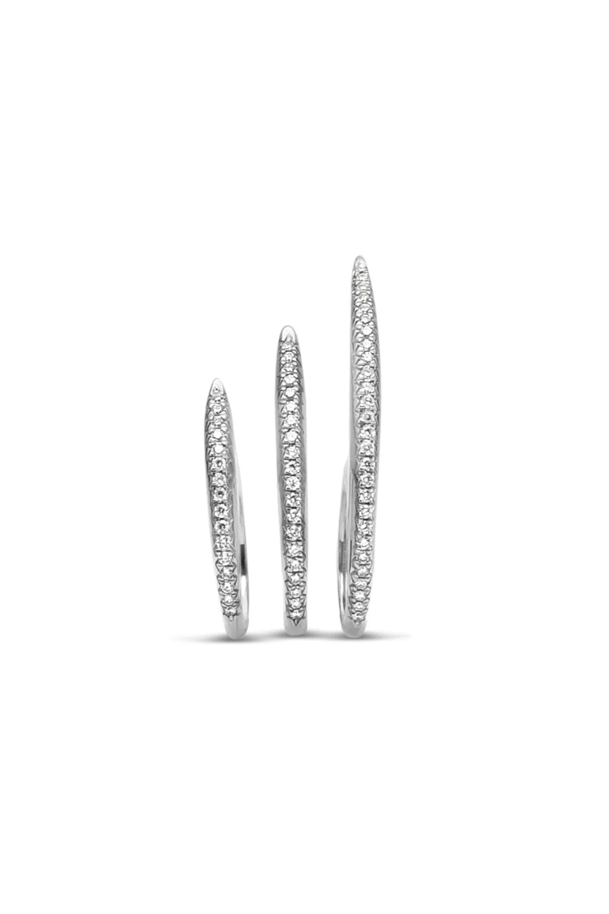 JOVANA DJURIC | MEDIUM SILVER DIAMOND SLICE RING - Image 7