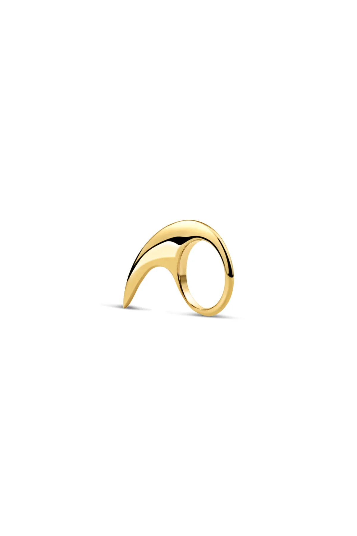 JOVANA DJURIC | MEDIUM YELLOW GOLD SLICE RING - Image 4