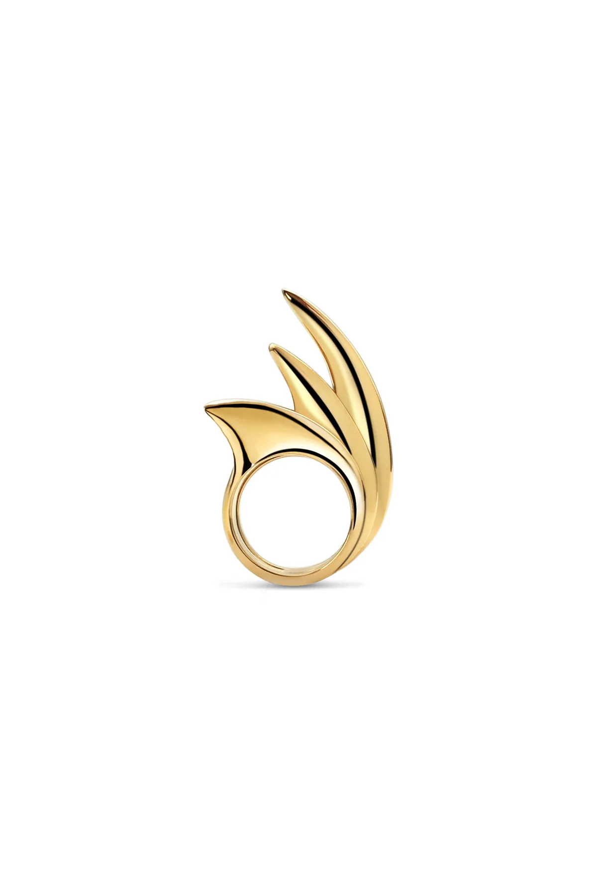 JOVANA DJURIC | MEDIUM YELLOW GOLD SLICE RING - Image 6
