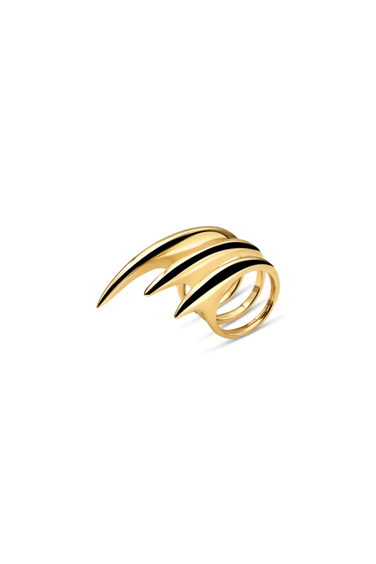 JOVANA DJURIC | MEDIUM YELLOW GOLD SLICE RING - Image 8