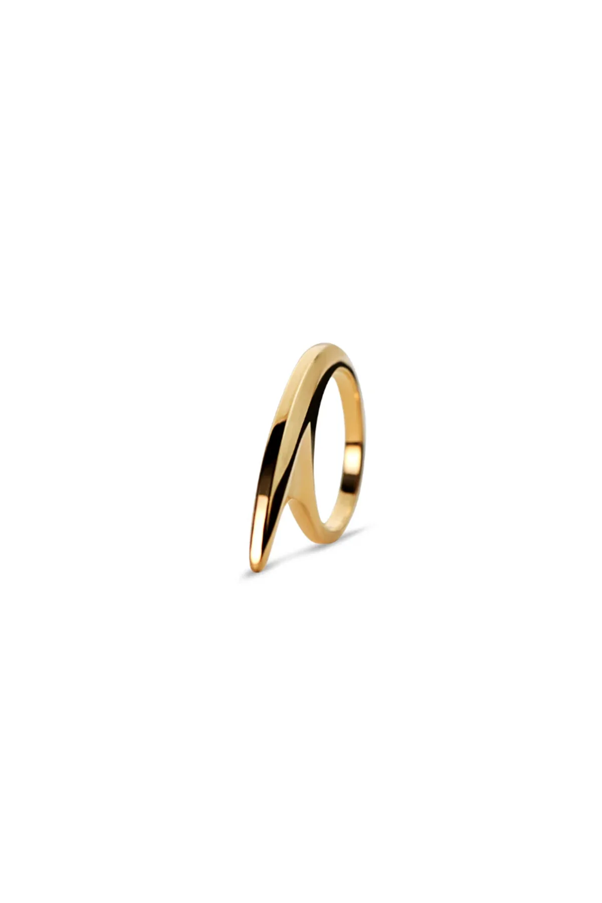 JOVANA DJURIC | SMALL YELLOW GOLD SLICE RING - Image 3
