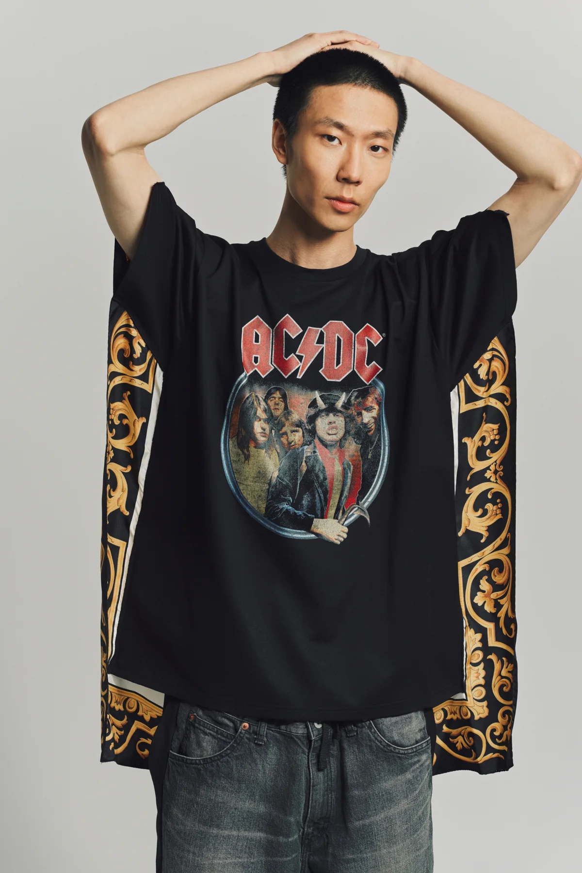 JUNYA WATANABE | AC/DC SHORT SLEEVE TEE - Image 2