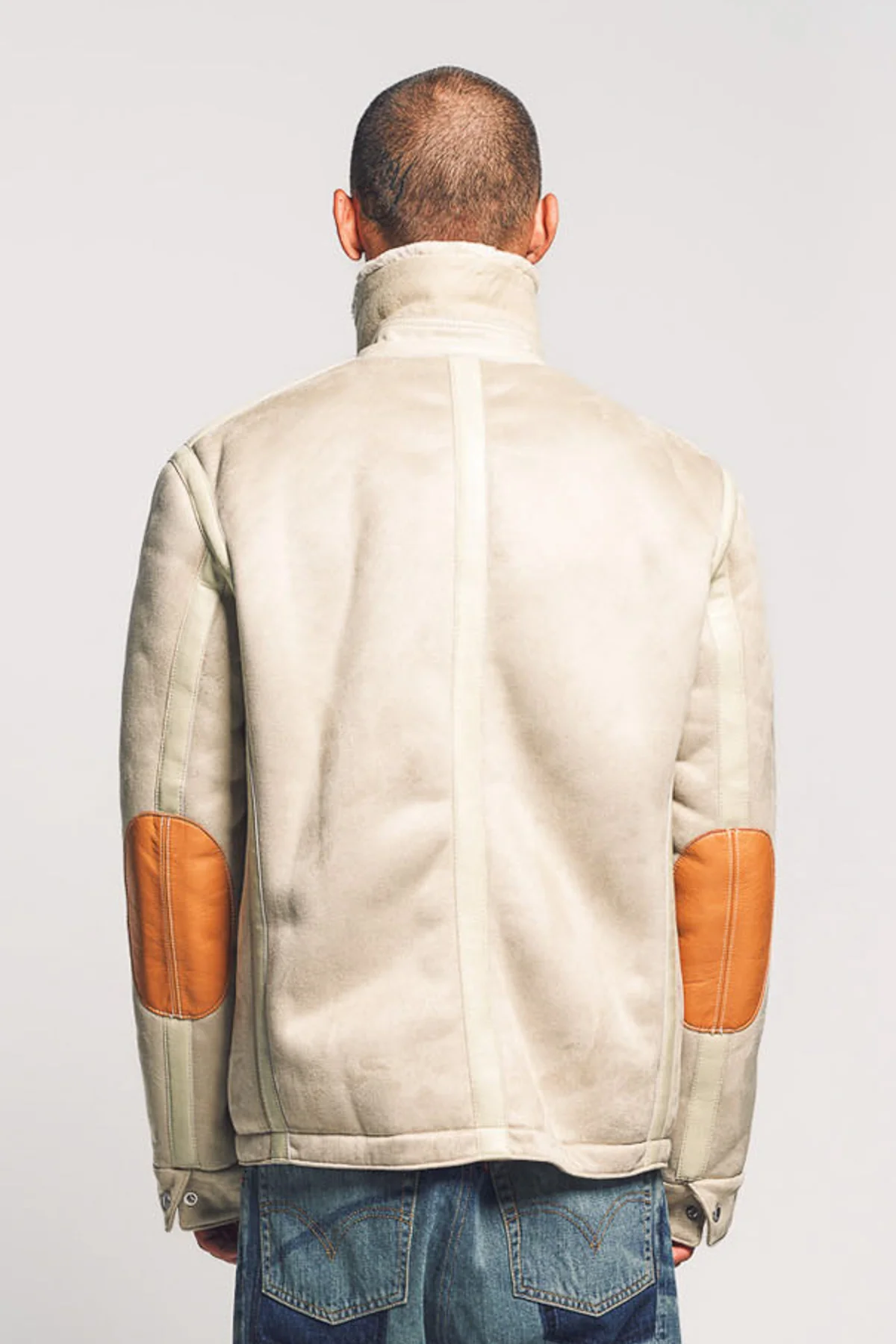 JUNYA WATANABE | BOA MOUTON LEATHER JACKET - Image 4