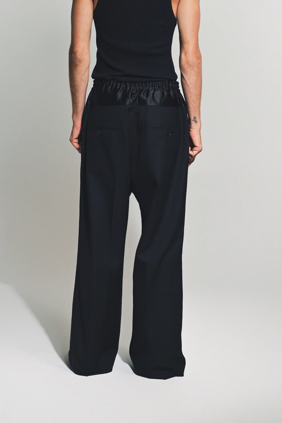 JUNYA WATANABE | DENIM POLYESTER DOUBLE PANTS - Image 4