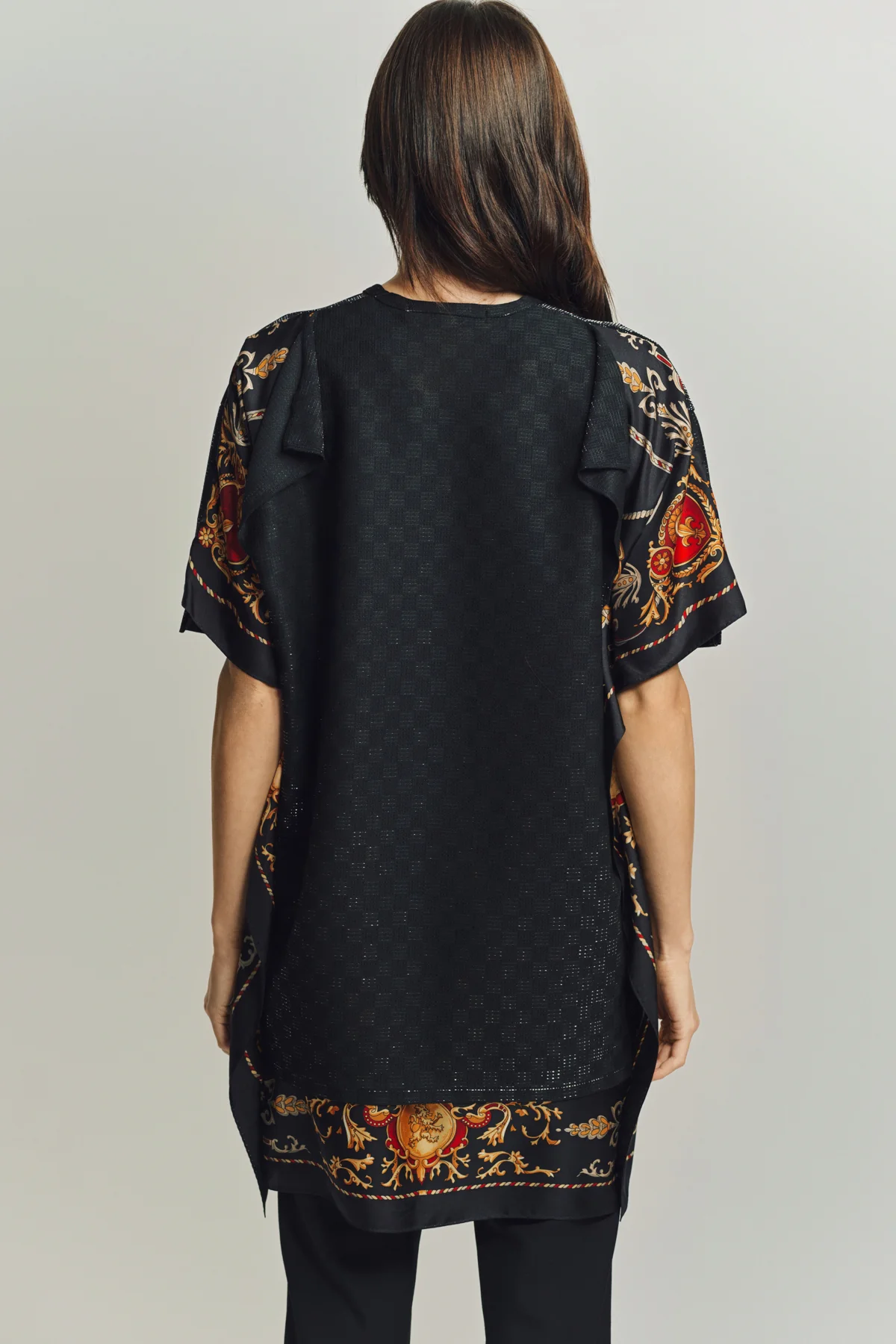 JUNYA WATANABE | GLITTER CHECK T-SHIRT - Image 4