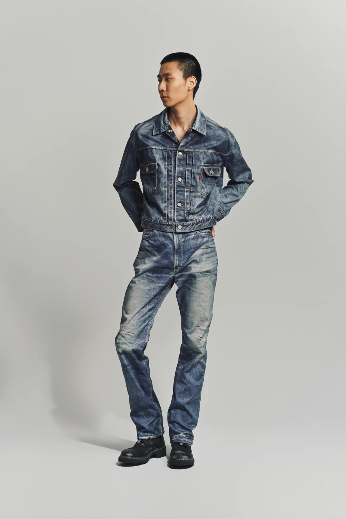 JUNYA WATANABE | LEVI'S BERBERJIN INKJET PRINTED NYLON PANTS