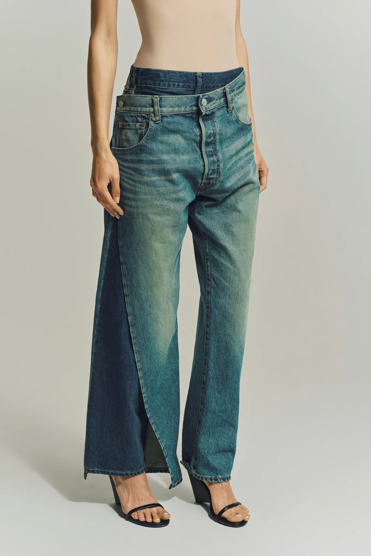 JUNYA WATANABE | LEVI'S DOUBLE LAYER JEANS - Image 4