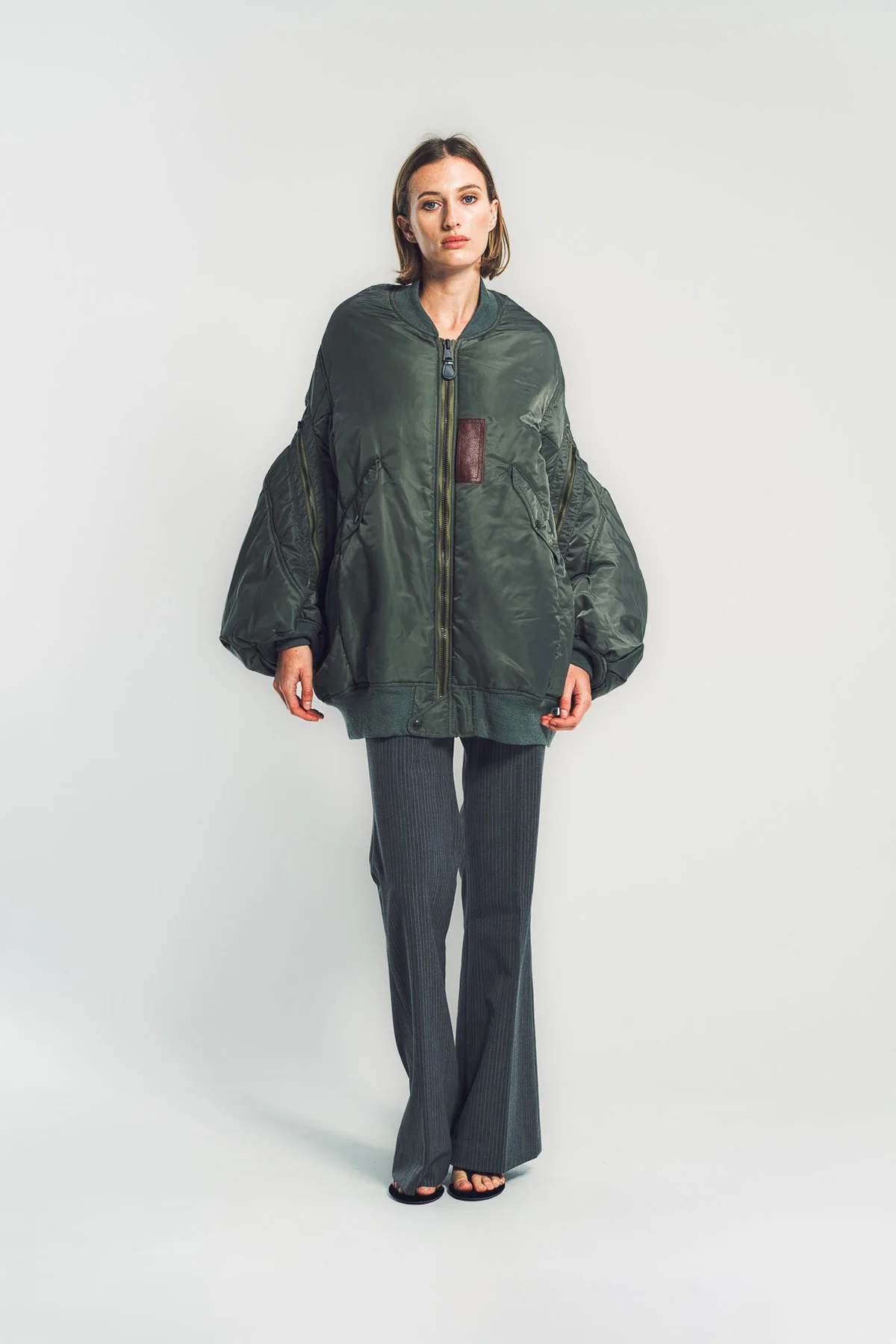 JUNYA WATANABE | NYLON TWILL BOMBER JACKET - Image 5