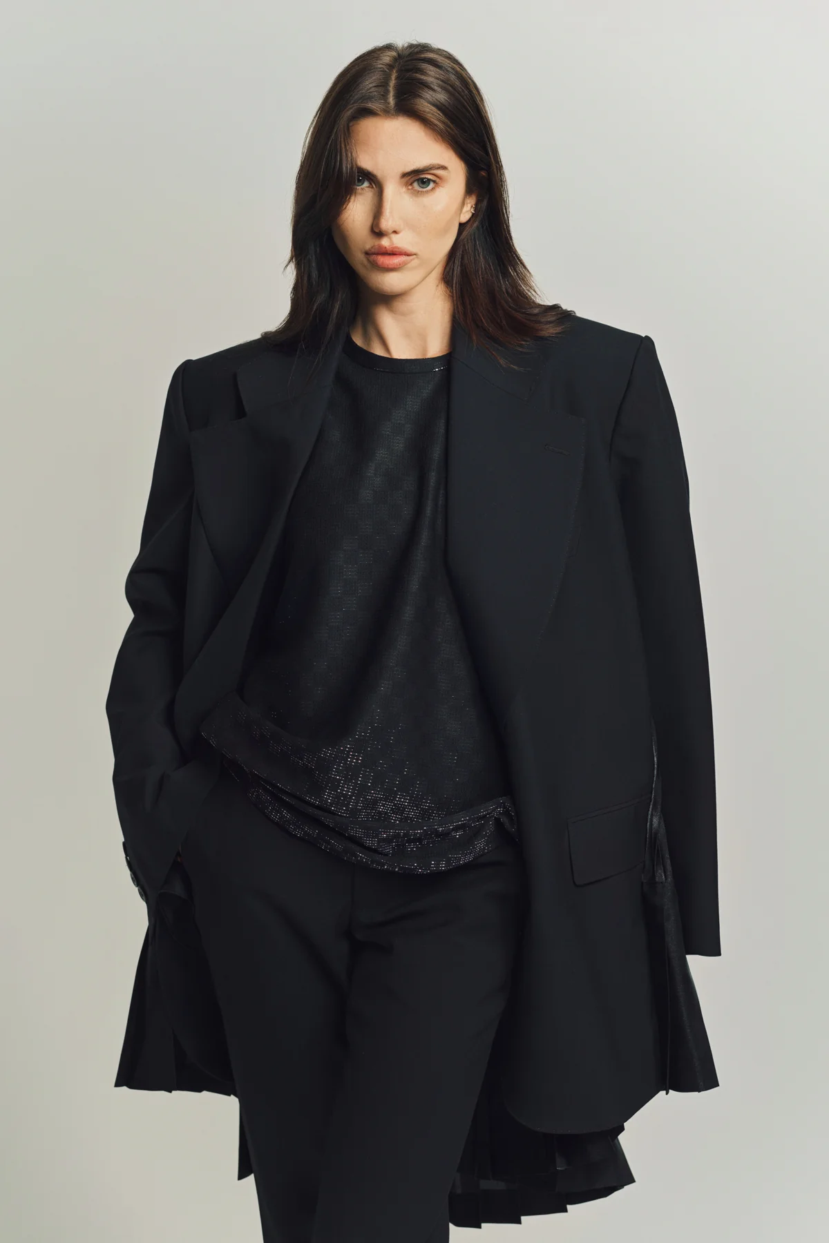 JUNYA WATANABE | PANELED WOOL BLAZER - Image 2