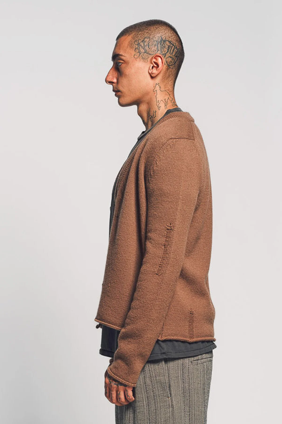 K'ANG | CASHMERE V-NECK CARDIGAN - Image 3