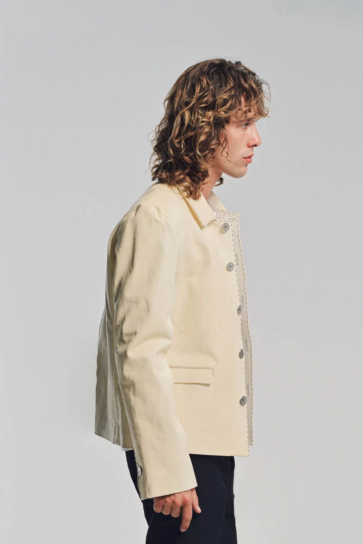K'ANG | CROPPED LEATHER JACKET - Image 5