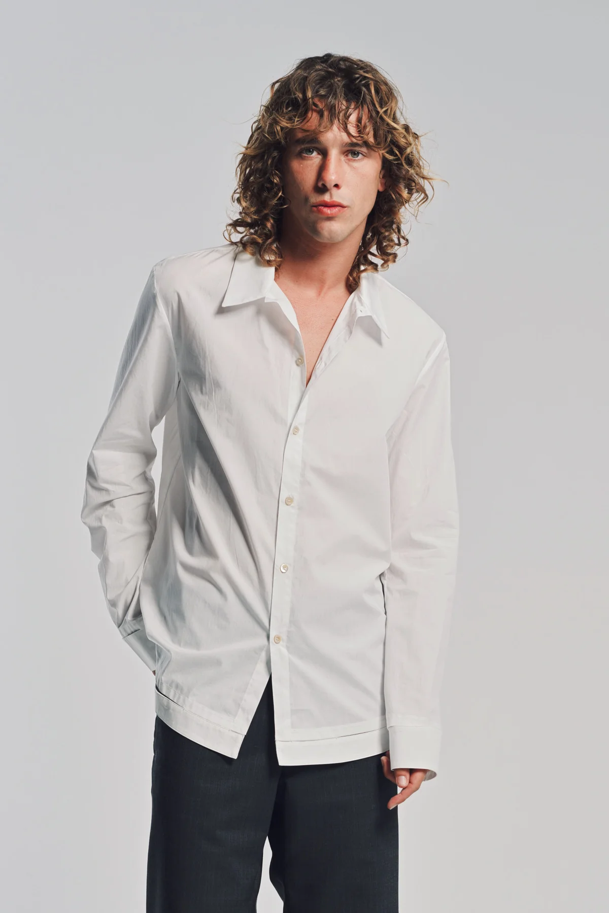 K'ANG | HAND-STITCHED LONG SLEEVE SHIRT - Image 2