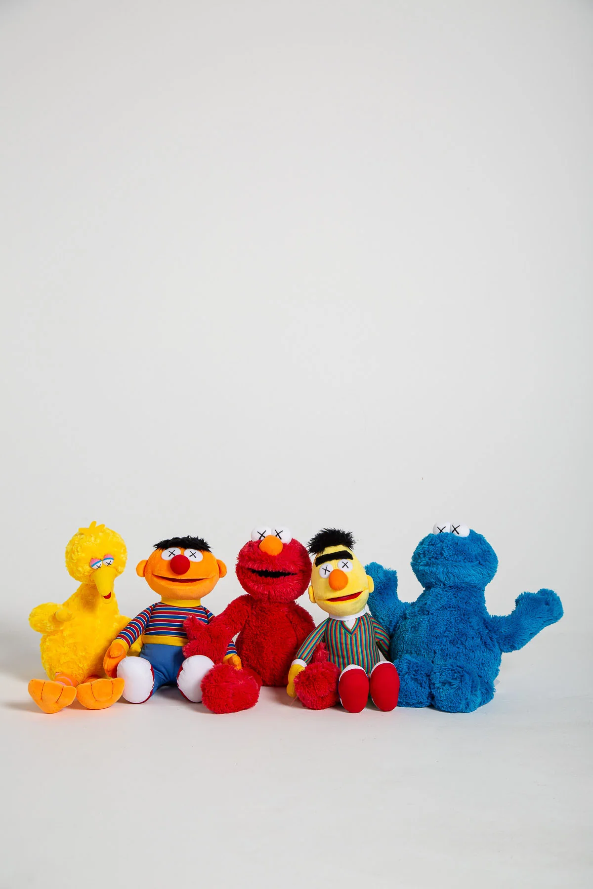 KAWS X SESAME STREET | SET OF 5 SESAME STREET PLUSH TOYS, 2018 - Image 7