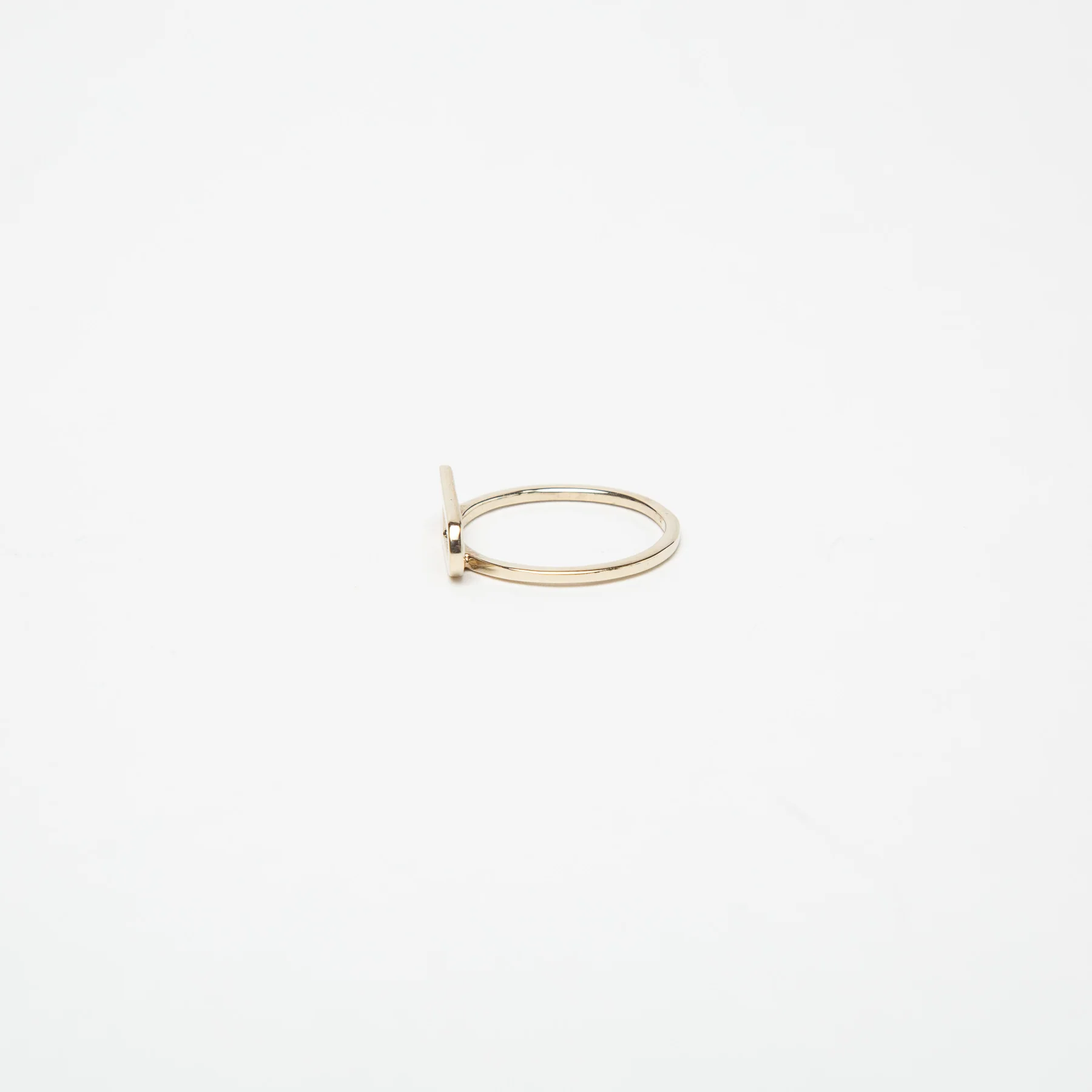 KWIT | 14K GOLD LETTER A RING - Image 2