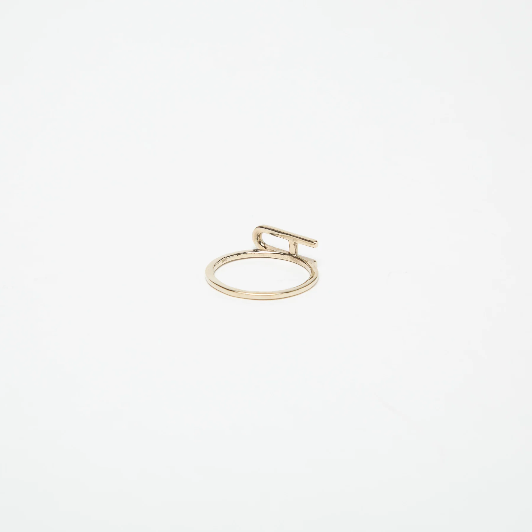 KWIT | 14K GOLD LETTER A RING - Image 3