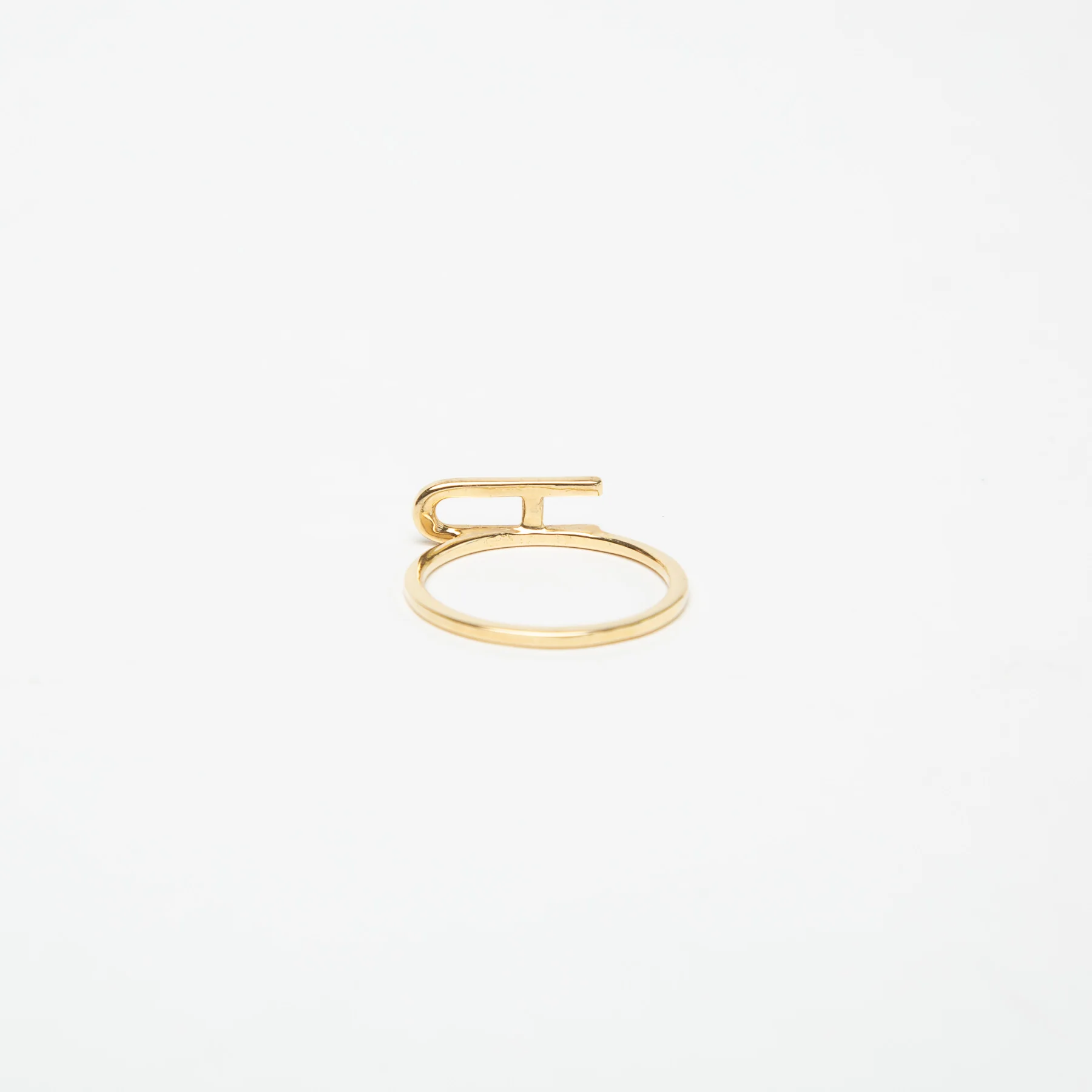 KWIT | 14K GOLD LETTER A RING - Image 6