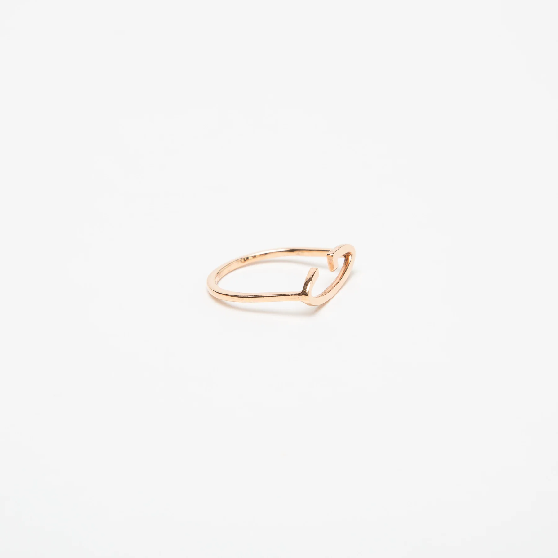 KWIT | 14K GOLD LETTER G RING - Image 2