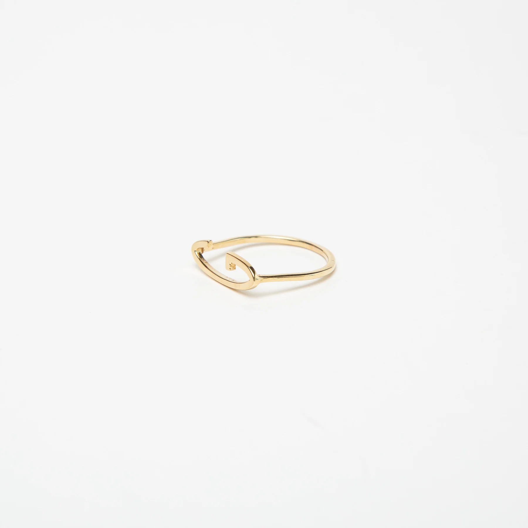 KWIT | 14K GOLD LETTER G RING - Image 5