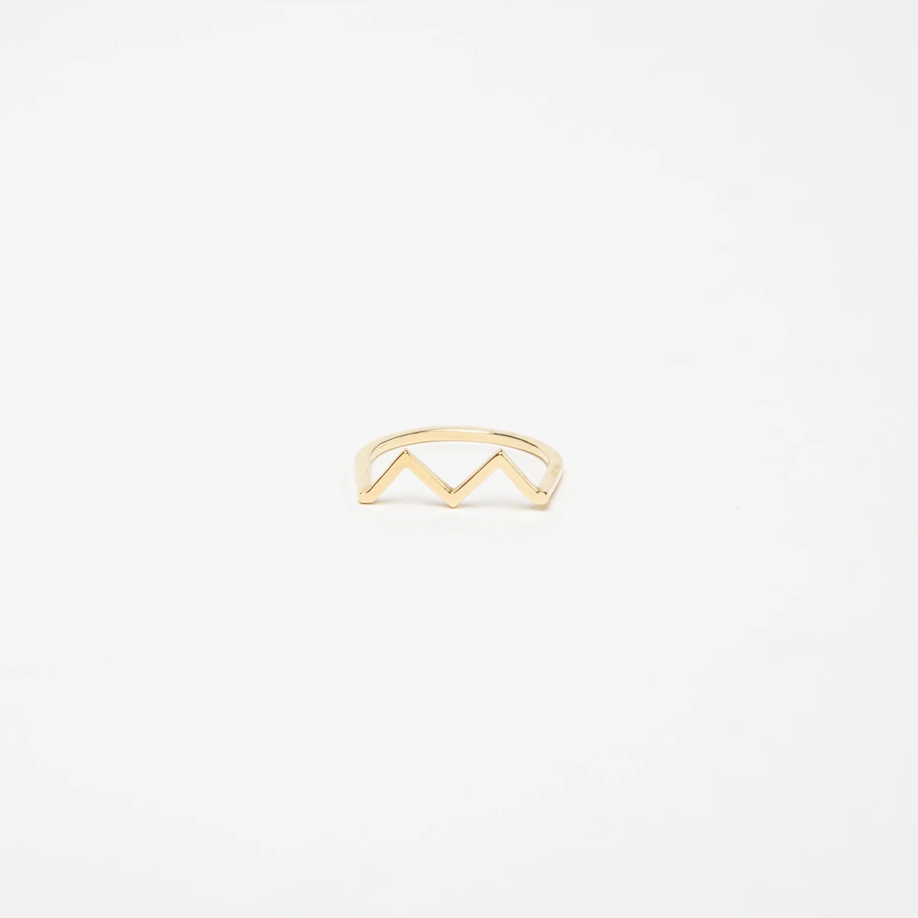 KWIT | 14K GOLD MW ZIG ZAG RING - Image 4