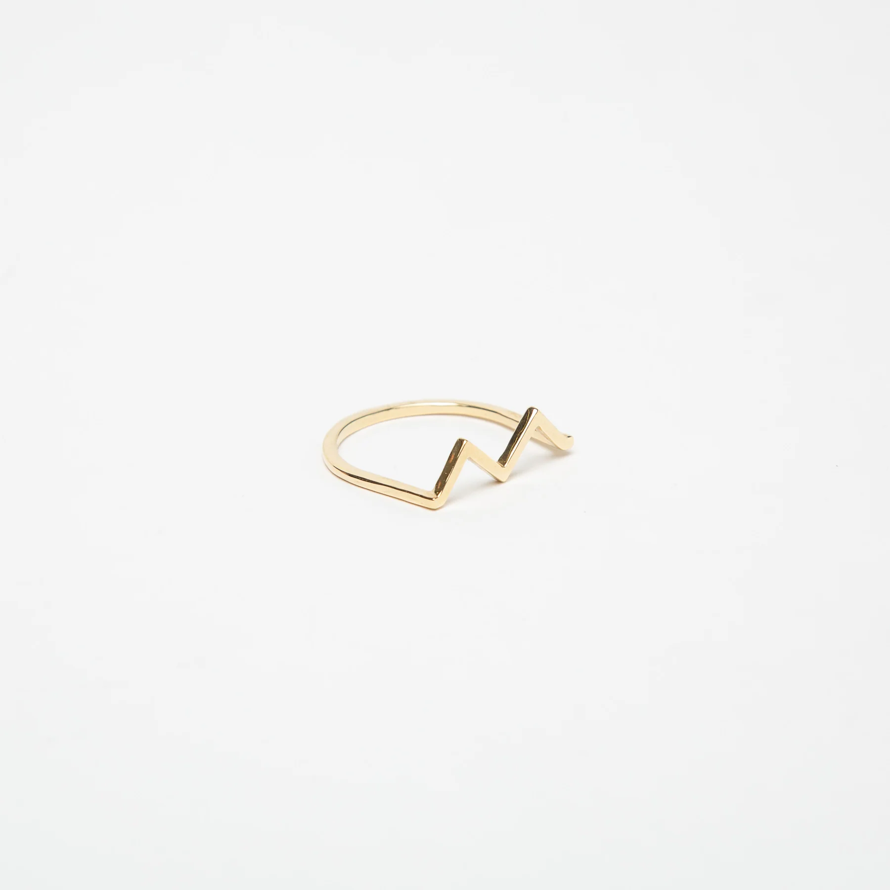 KWIT | 14K GOLD MW ZIG ZAG RING - Image 5
