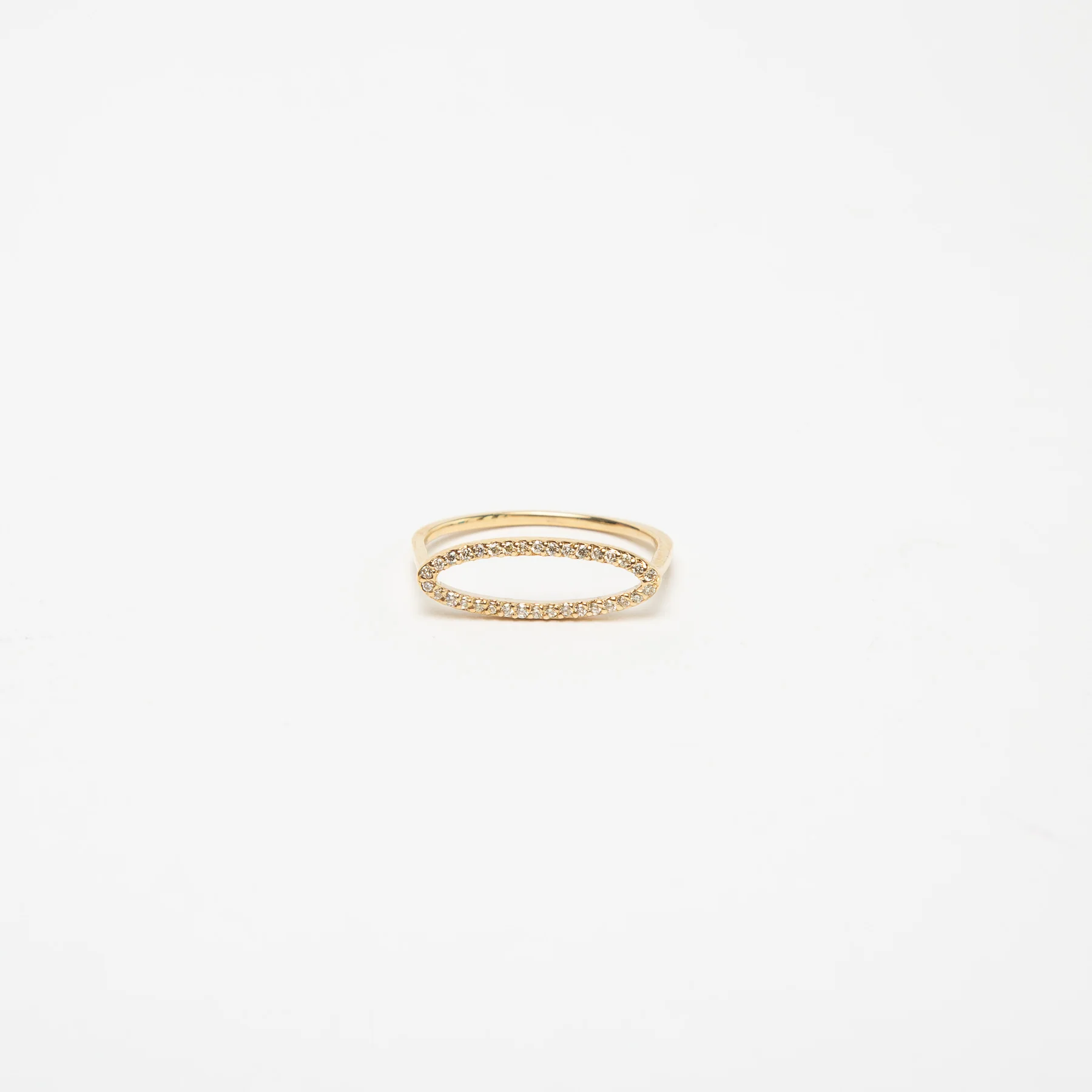 KWIT | LETTER O DIAMOND RING