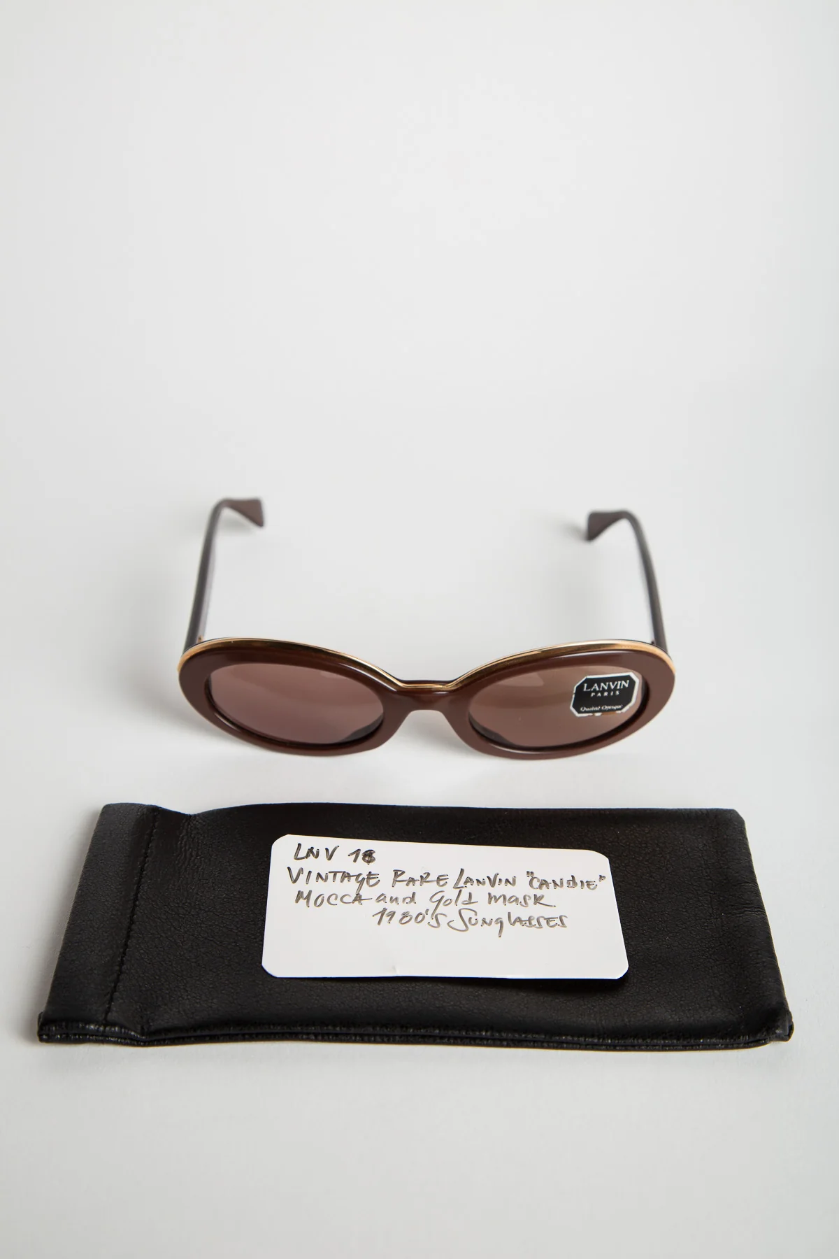1980 LANVIN "CANDIE" MASK SUNGLASSES - Image 4