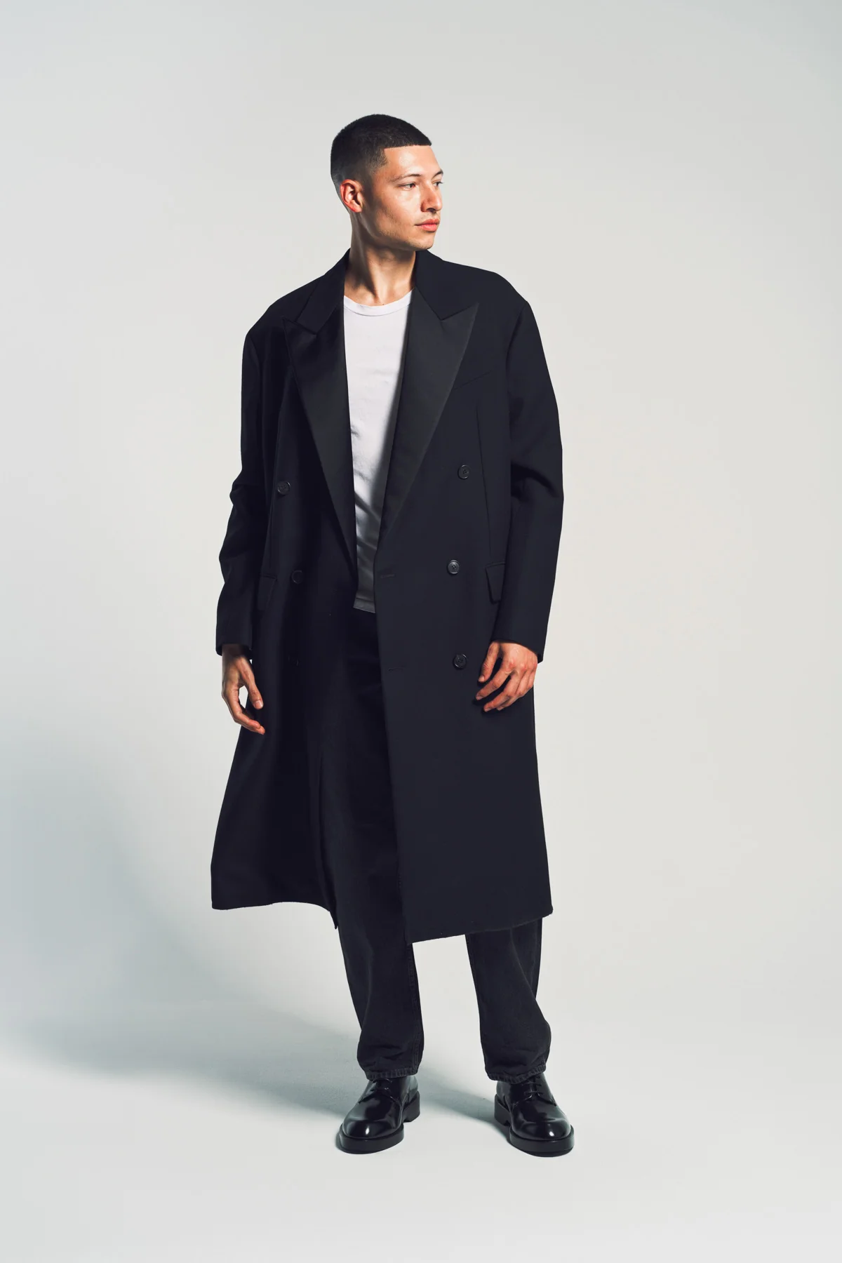 LANVIN | SATIN LAPEL COAT - Image 2