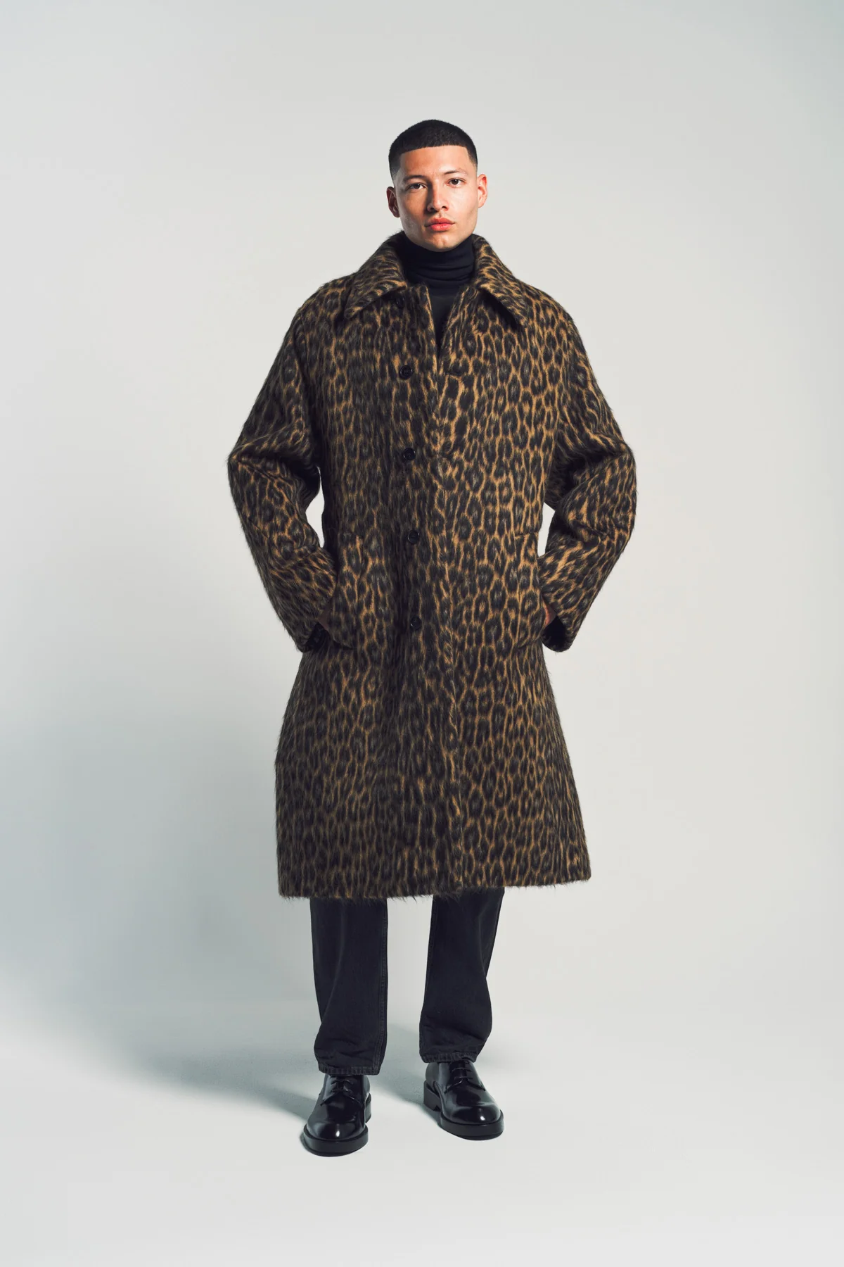 LANVIN | TEXTURED CAR COAT - Image 2