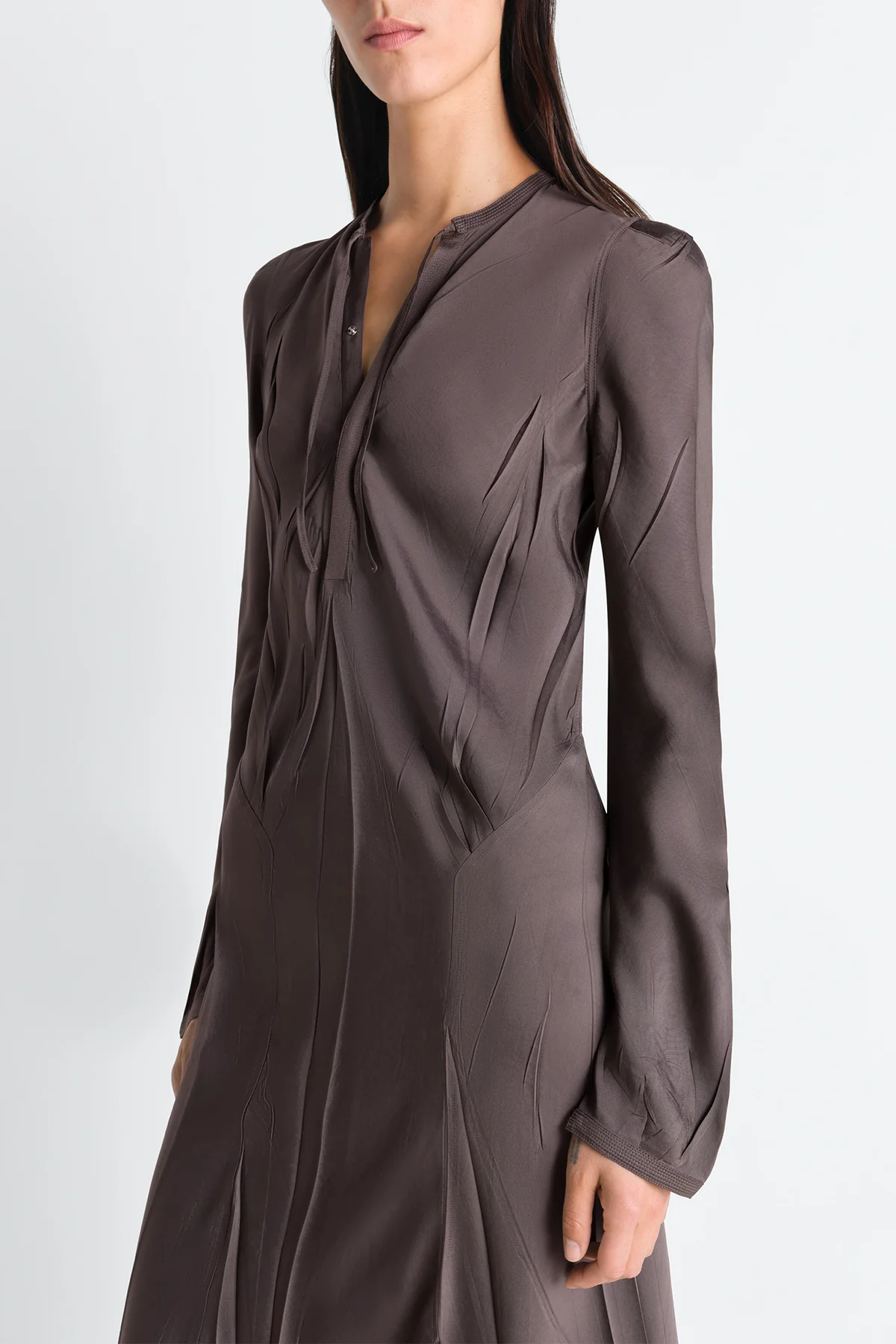 LEMAIRE | CREASED BIAS DRESS - Image 2