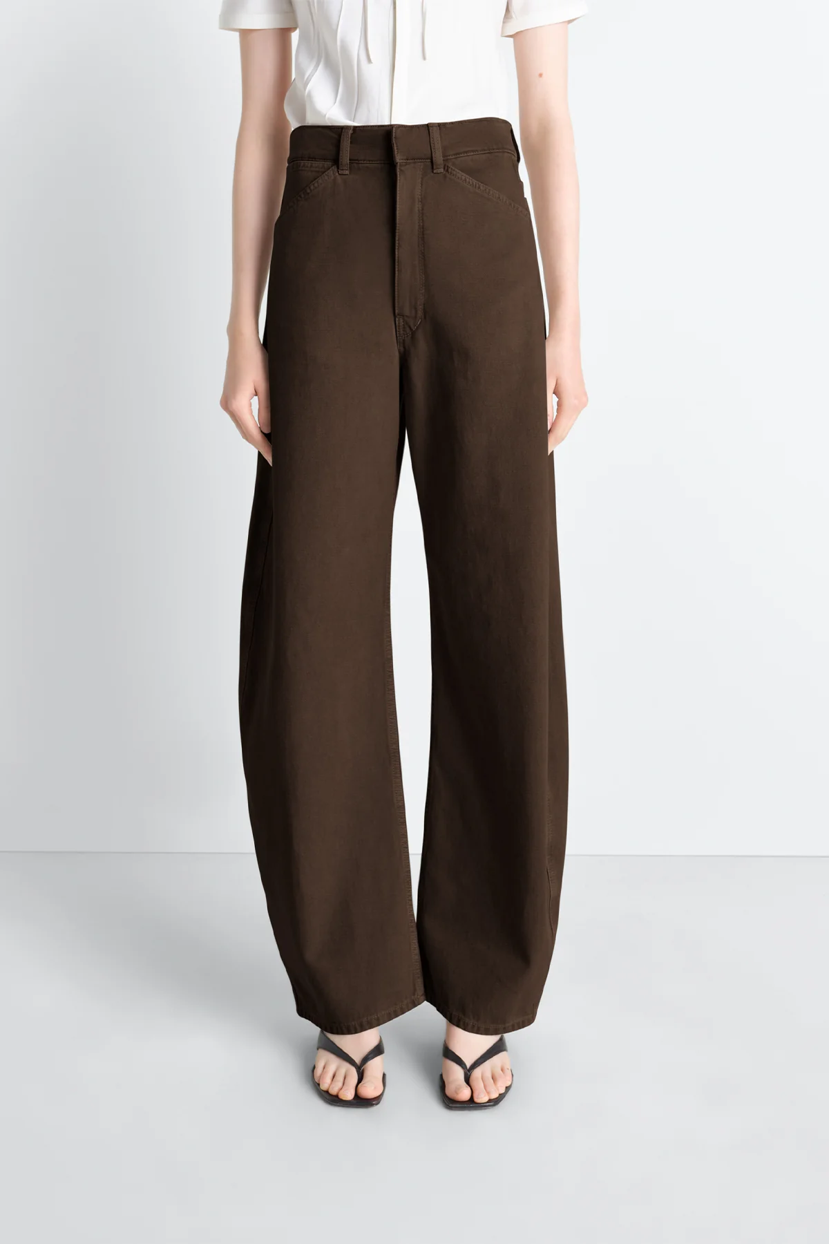 LEMAIRE | HIGH WAISTED CURVED PANTS - Image 2