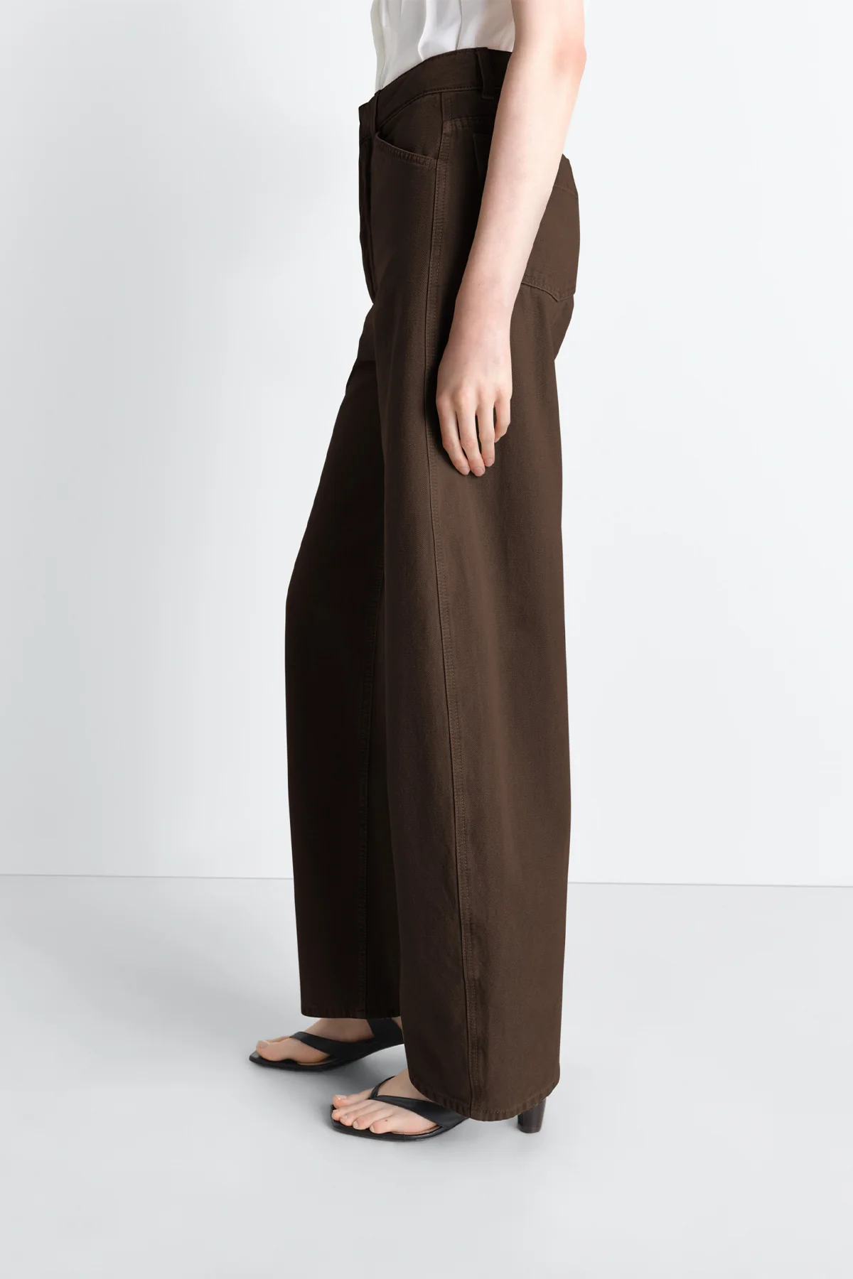 LEMAIRE | HIGH WAISTED CURVED PANTS - Image 3