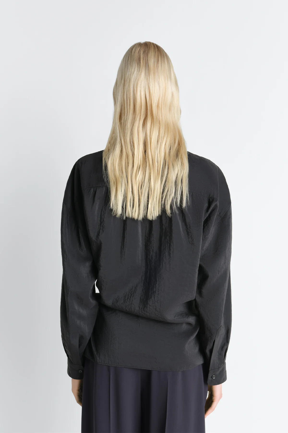 LEMAIRE | STRAIGHT COLLAR TWISTED SHIRT - Image 5