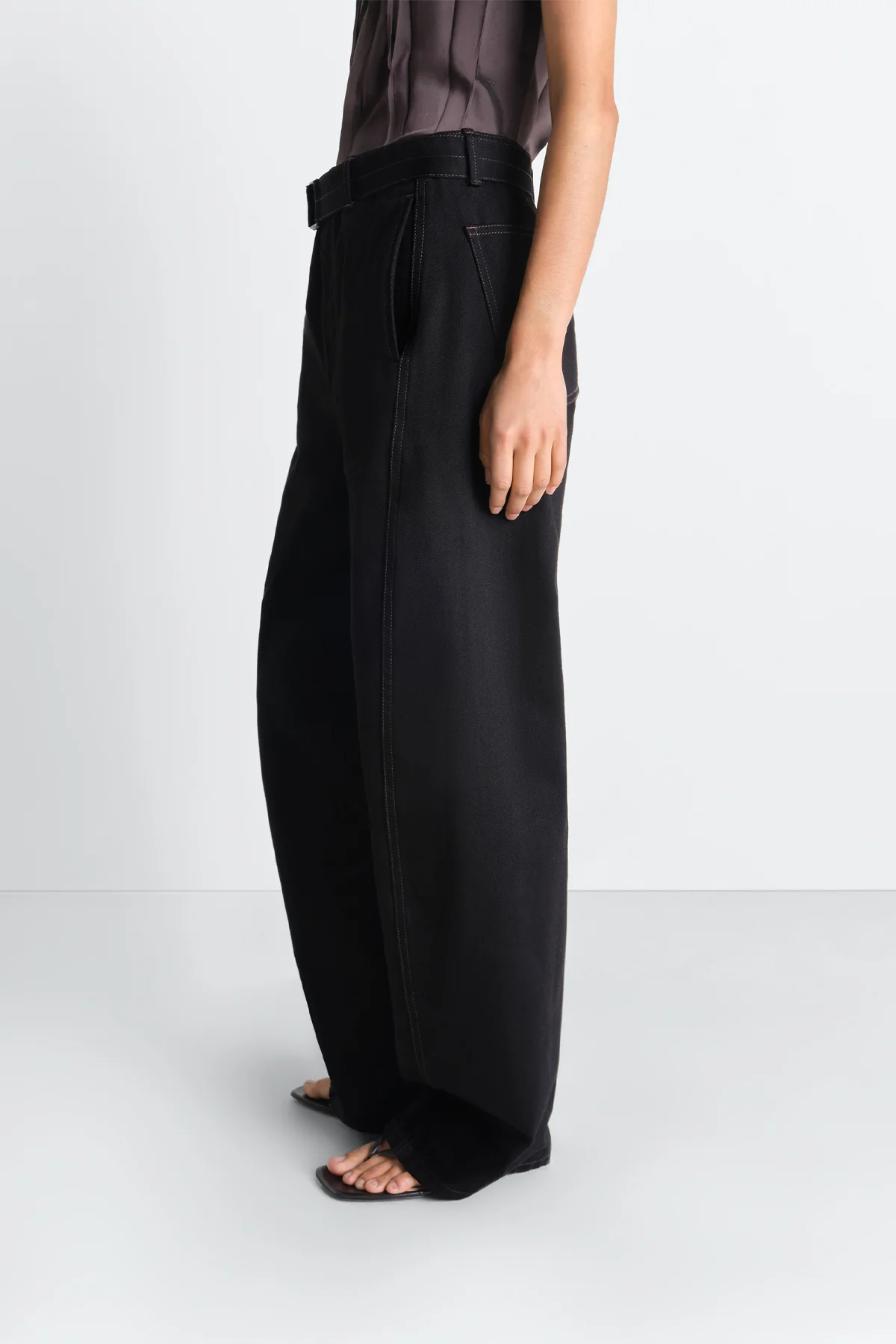 LEMAIRE | WOMEN'S TWISTED BELTED PANTS - Image 3