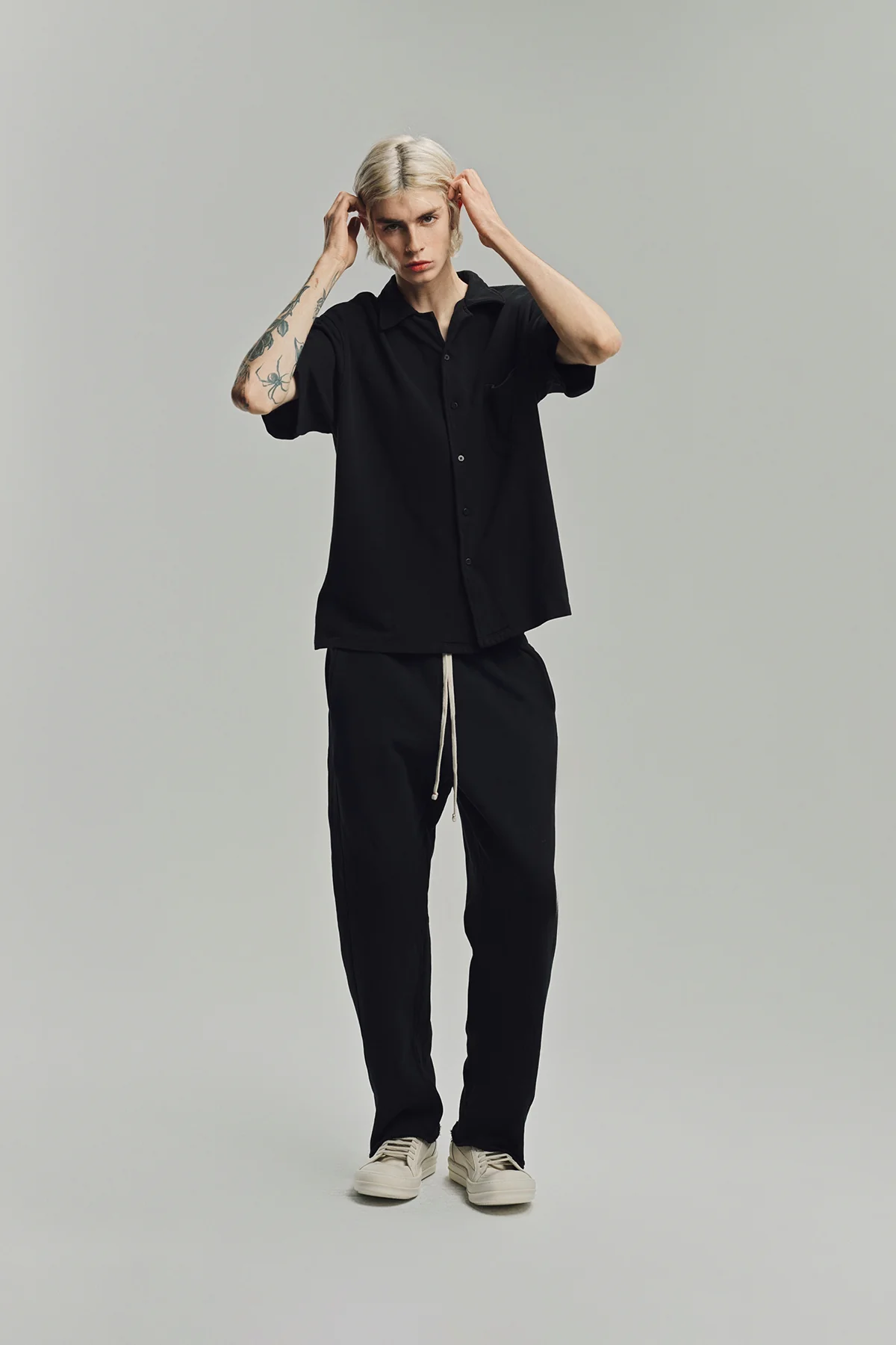 LES TIEN | PIQUÉ SHORT SLEEVE CUBAN SHIRT