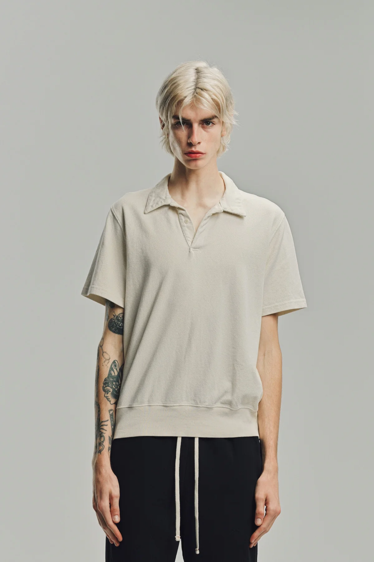 LES TIEN | PIQUÉ SHORT SLEEVE TENNIS POLO - Image 3