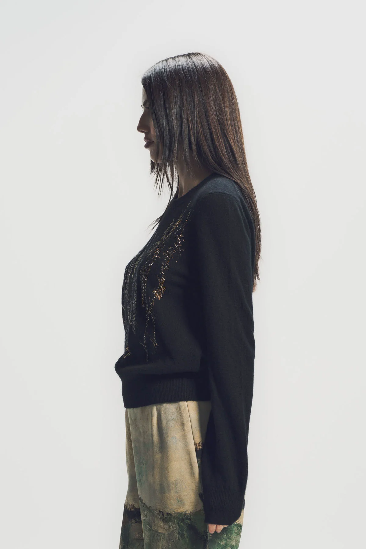 LIBERTINE | ‘CROWN OF THORNS’ SHRUNKEN PULLOVER SWEATER - Image 3