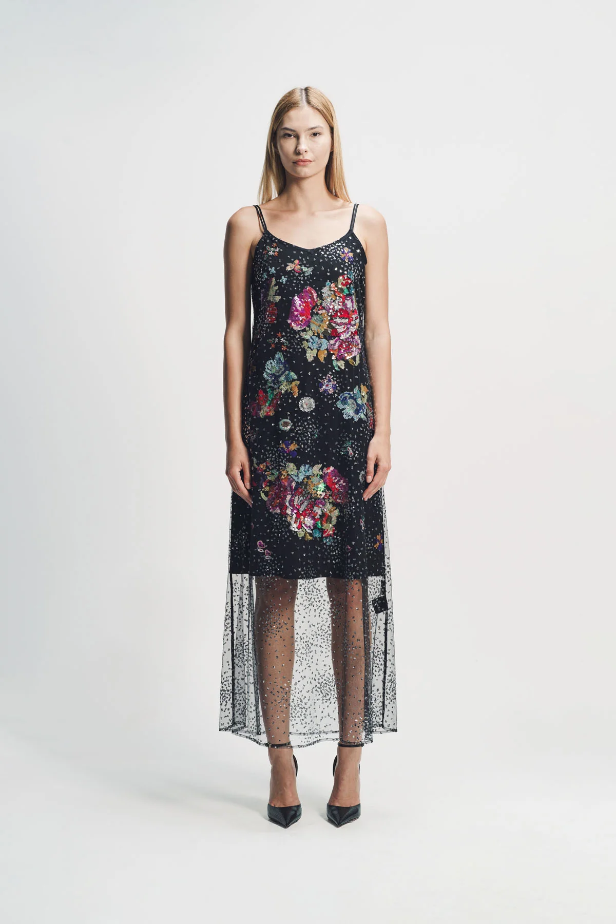 LIBERTINE | ‘LUNAR NOIR’ CLASSIC SLIP DRESS - Image 2