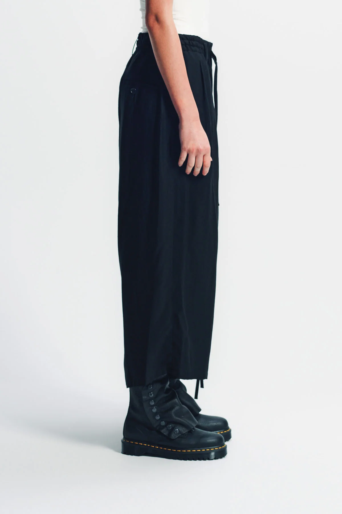 LIMI FEU | HIGH TWISTED GABARDINE FRINGE PANTS - Image 5