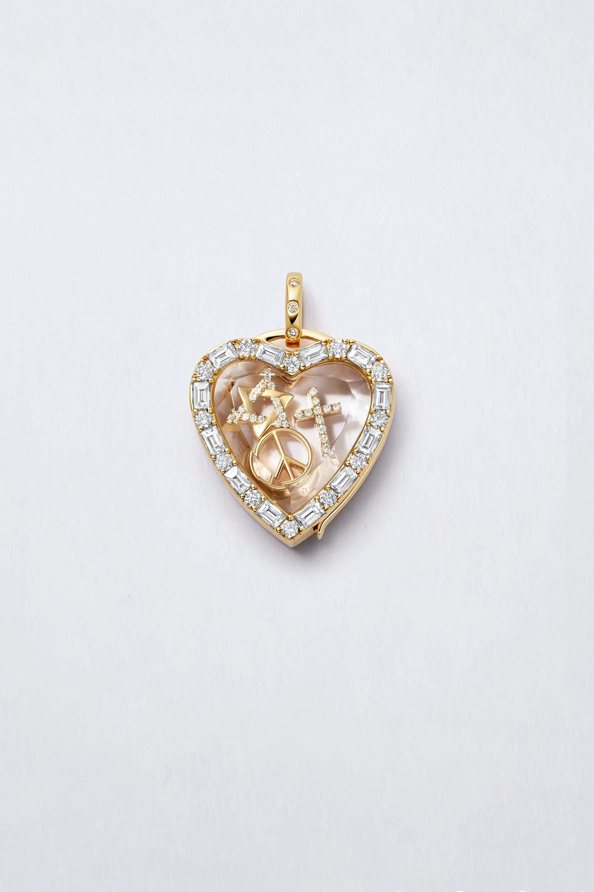 LOQUET LONDON | DIAMOND STAR OF DAVID CHARM - Image 2