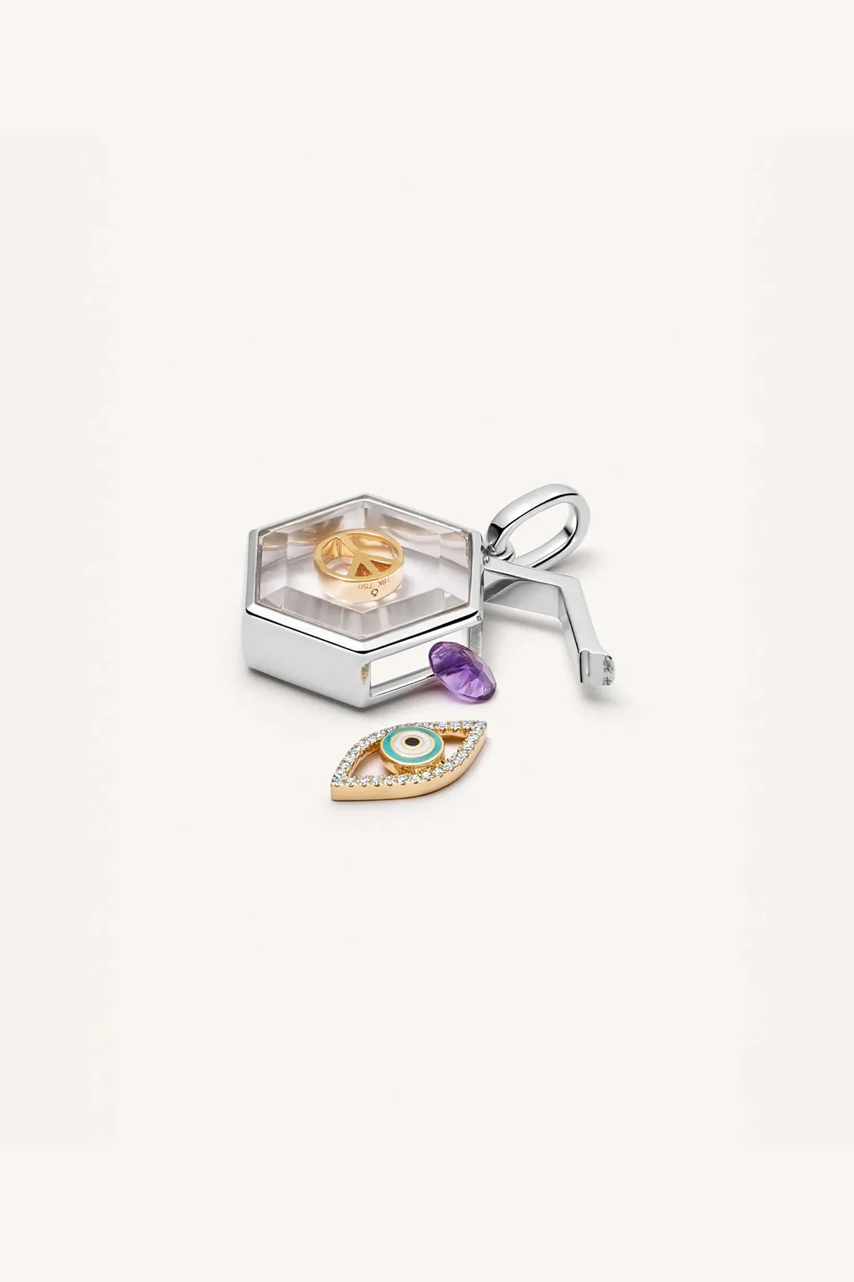 LOQUET LONDON | LARGE EVIL EYE CHARM - Image 4