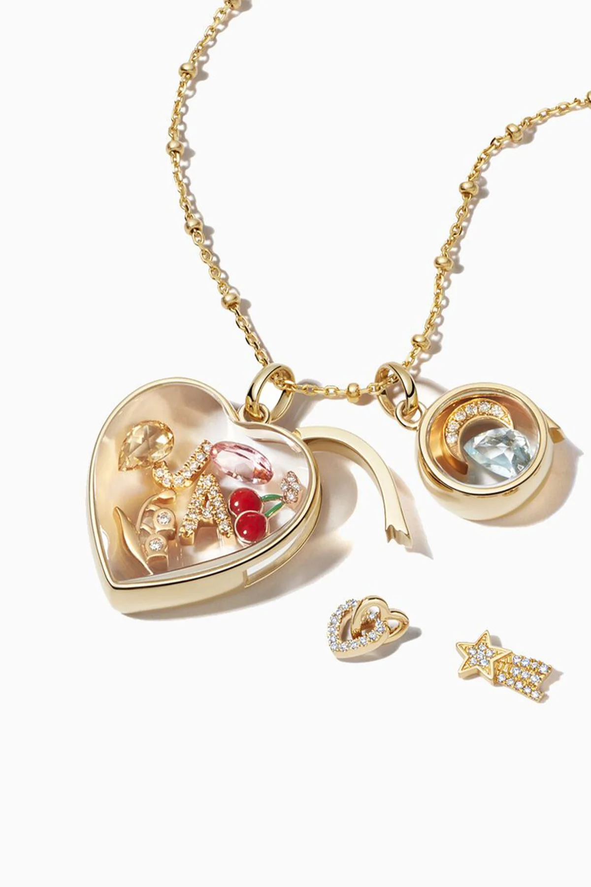 LOQUET LONDON | LINKED HEARTS CHARM - Image 2